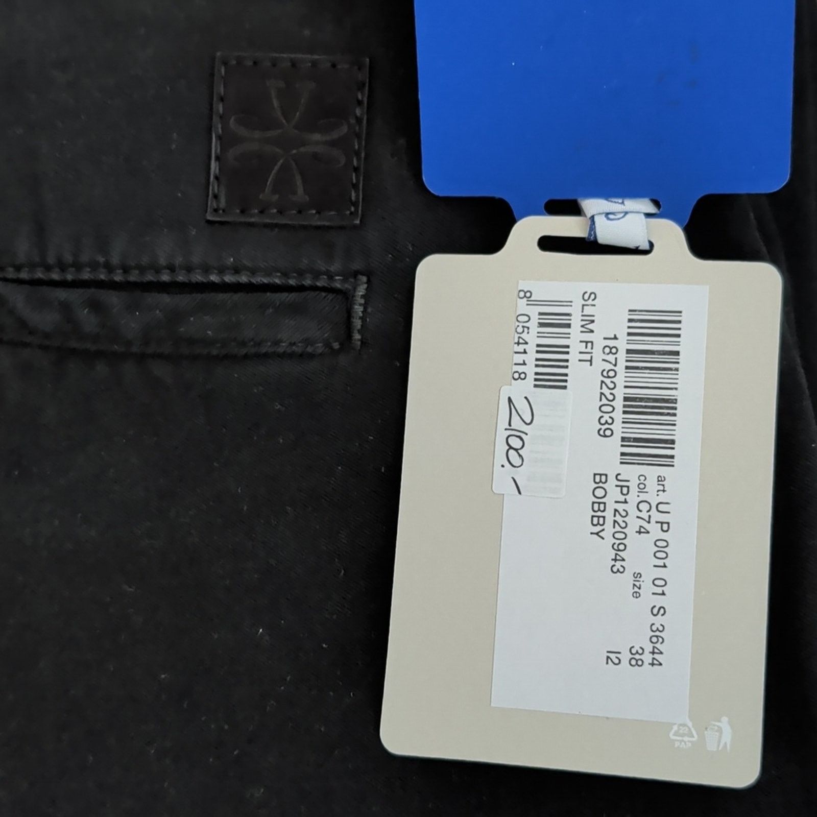 Jacob Cohen Jacob Cohen Men's Dark Chinos Size 38 Size US 38 / EU 54 - 2 Thumbnail