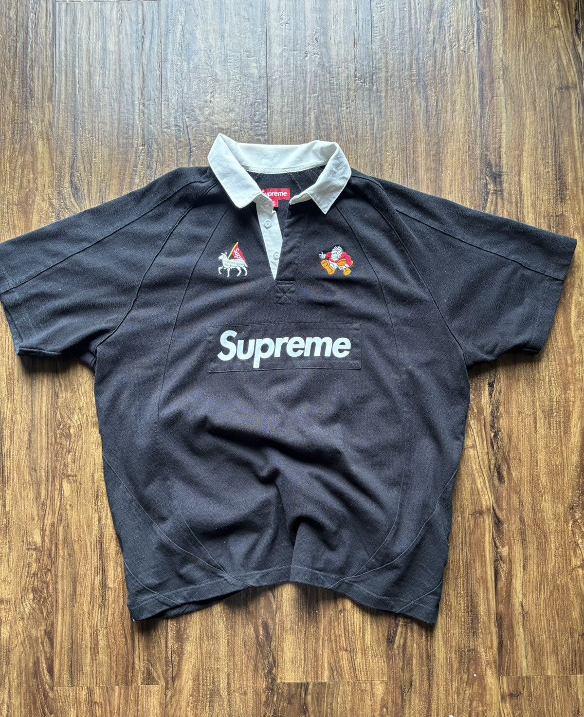 Supreme S/S Rugby Black
