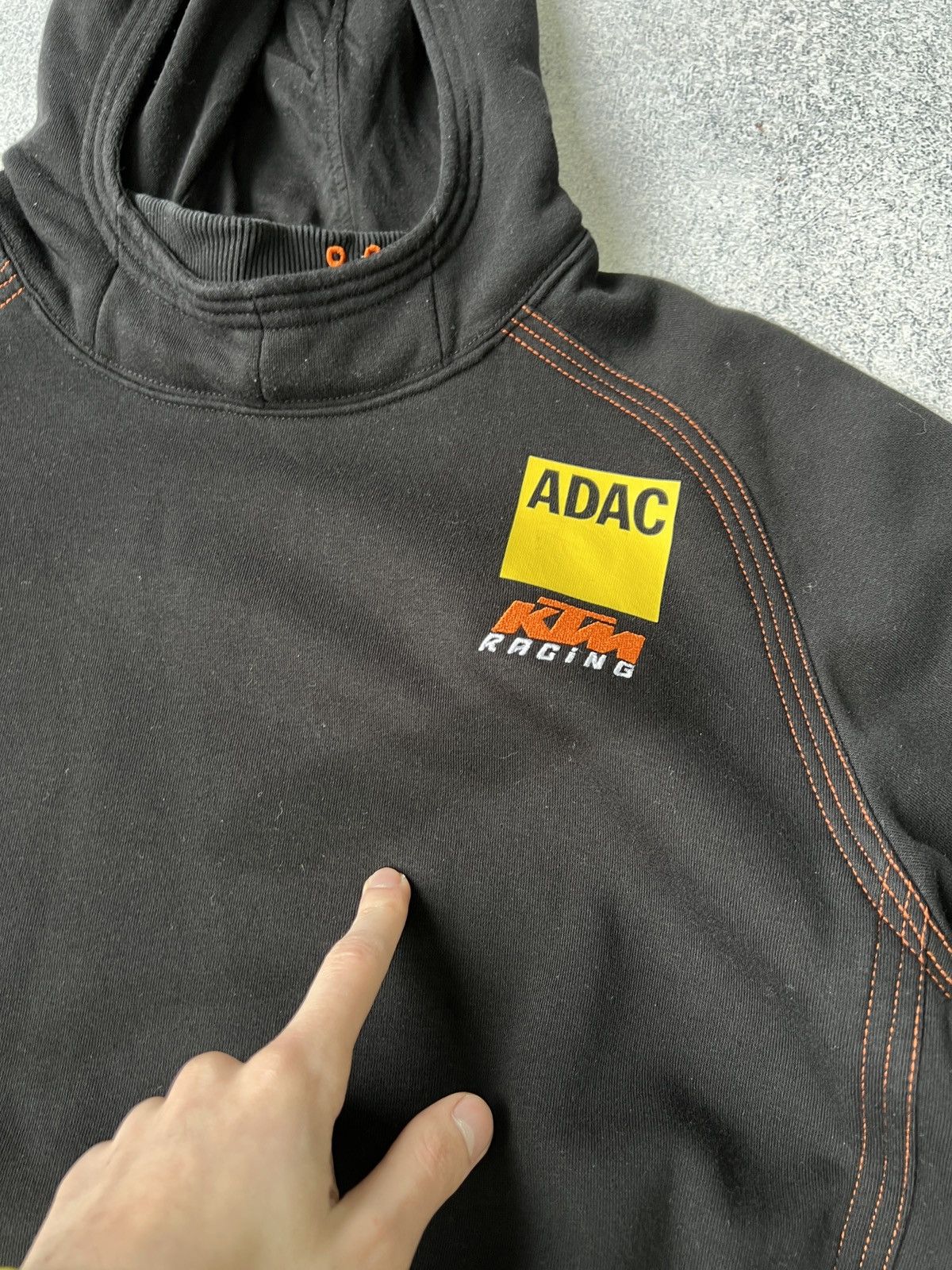 Vintage RARE Vintage KTM Moto Racing Big Logo Hoodie Size US M / EU 48-50 / 2 - 7 Thumbnail