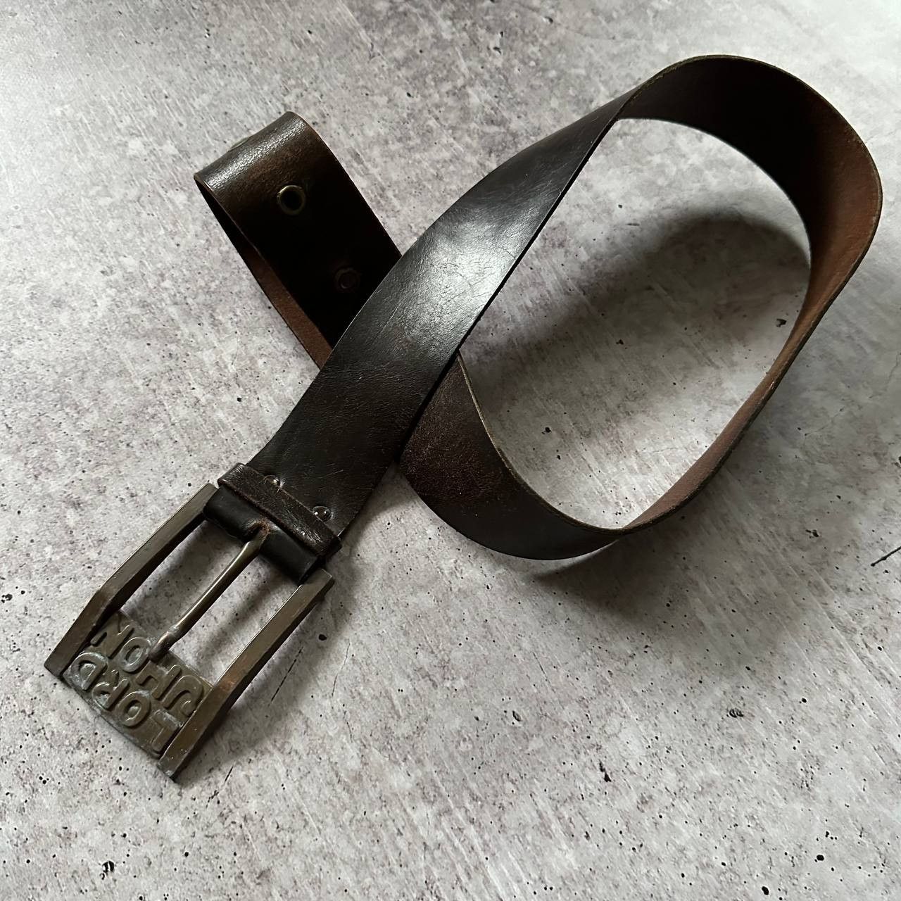 Other OG Lord John Avant Gard Vintage Leather Belt Size 32 - 1 Thumbnail