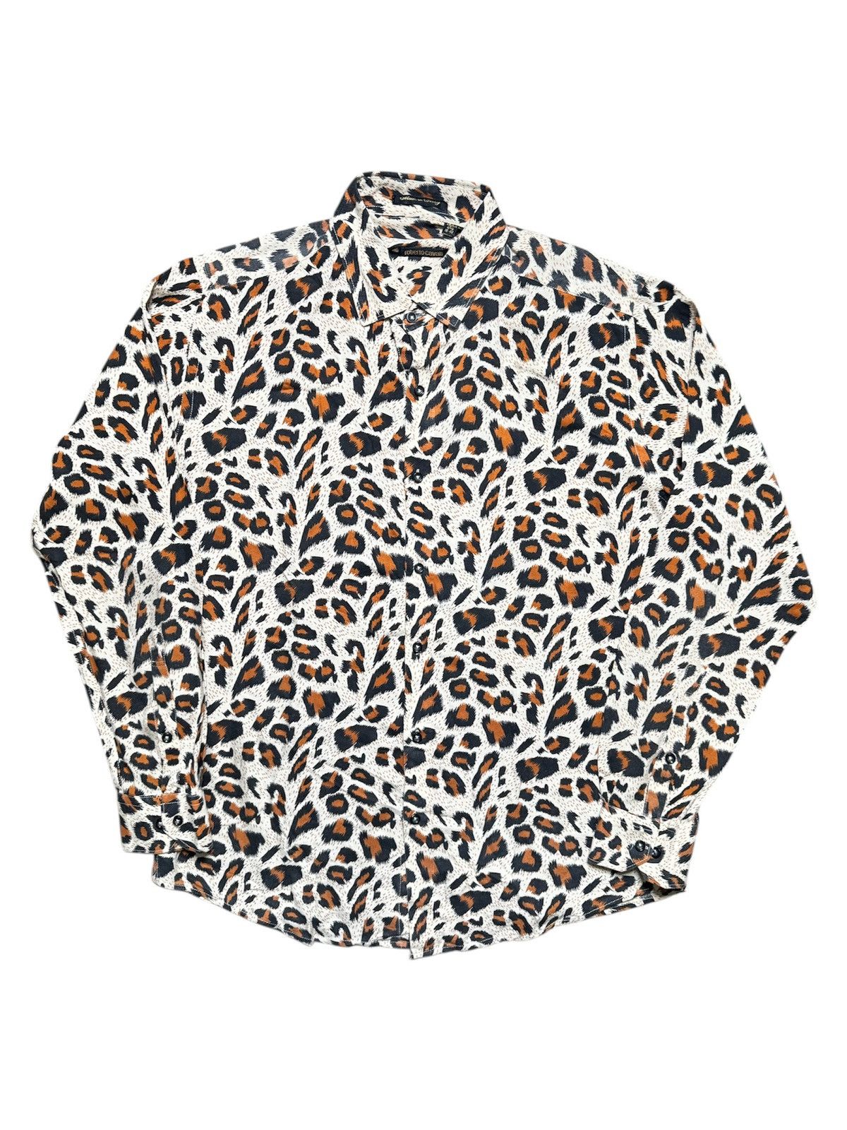 Roberto Cavalli Vintage Roberto Cavalli Leopard Print Animal Pattern Size US M / EU 48-50 / 2 - 2 Thumbnail
