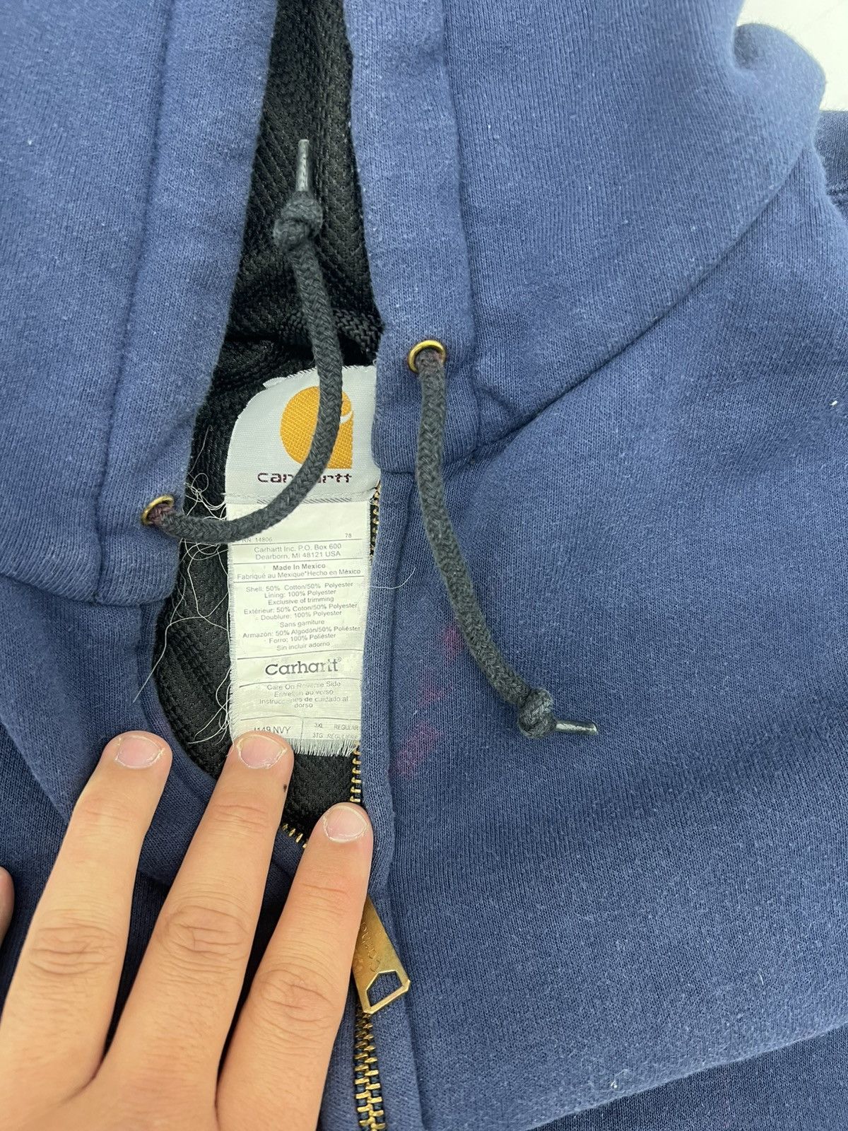 Carhartt Blue lightweight carhartt jacket Size US XXL / EU 58 / 5 - 2 Thumbnail