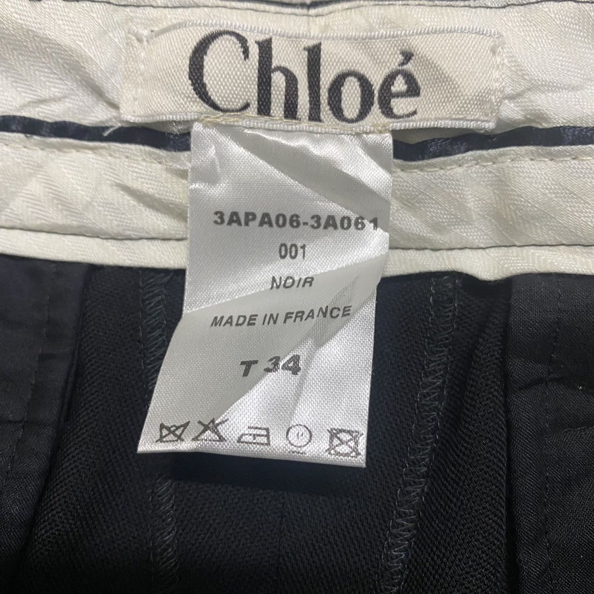 Chloe Chloe Noir Wool Pants Size 24" / US 00 / IT 34 - 15 Thumbnail