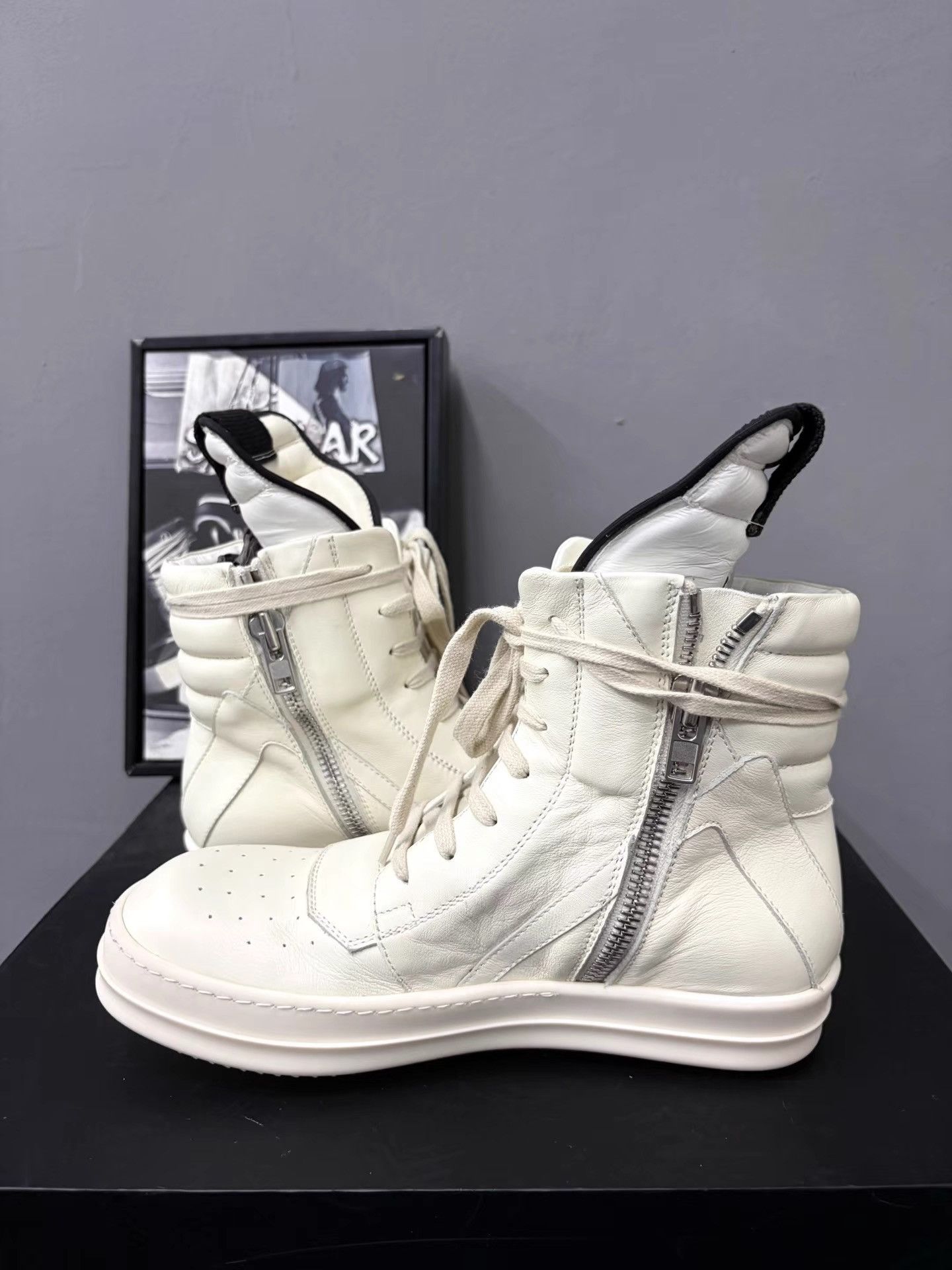 Rick Owens Rick Owens Mainline Triangle High-Top Shoes K34 Size US 8 / IT 38 - 4 Thumbnail