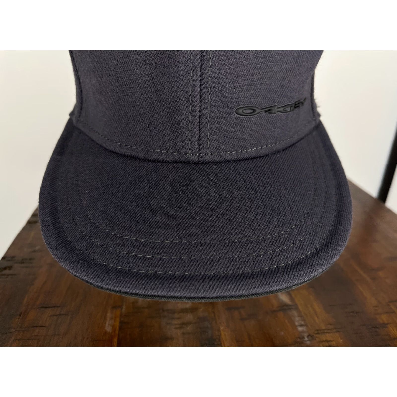 Oakley Oakley Hat Cap Fitted Adult Medium Black A-Flex Wool Acrylic Blend Stretch hat Size ONE SIZE - 3 Thumbnail