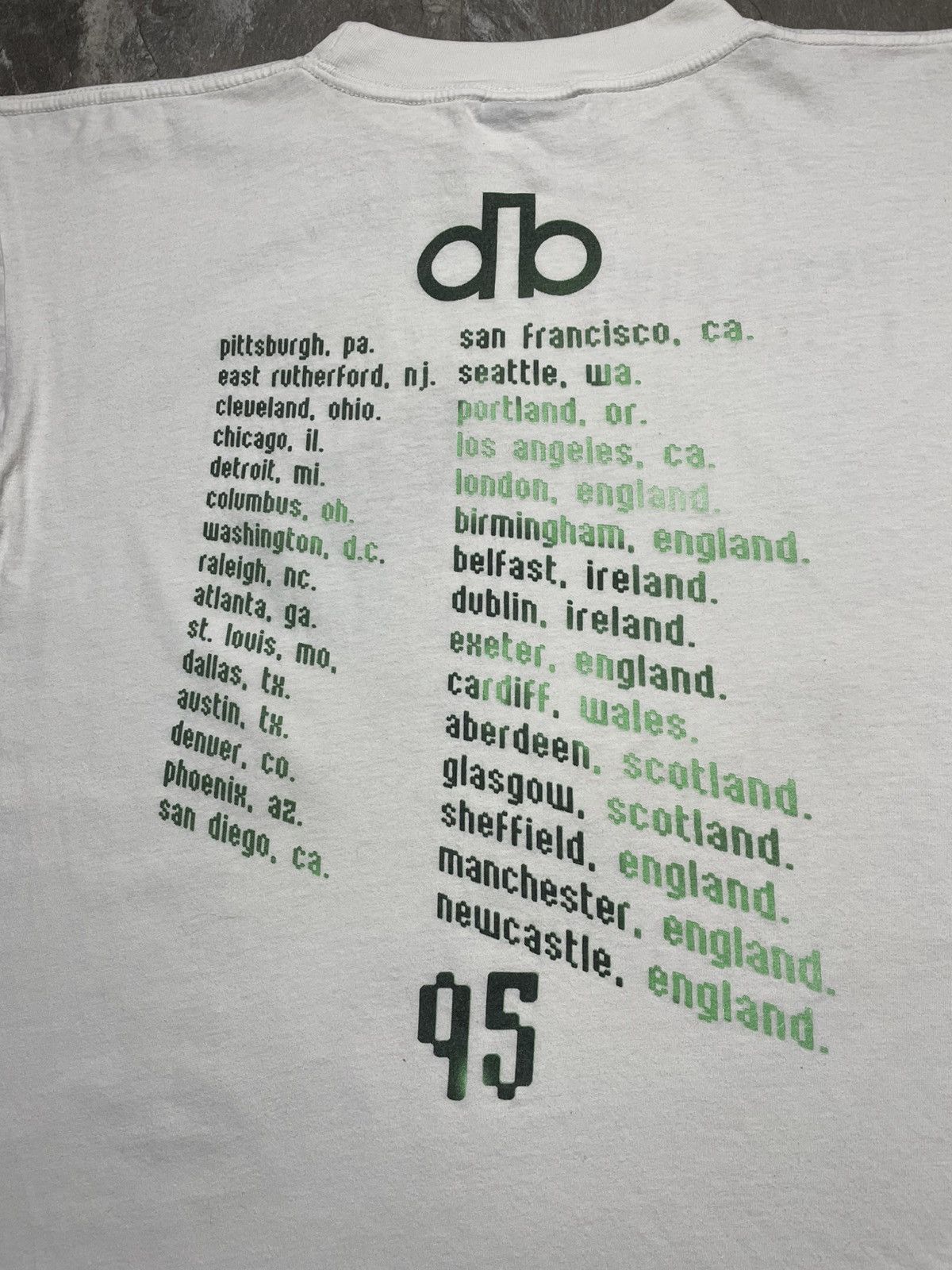 Band Tees David Bowie 1995 World Tour Vintage Concert T-Shirt Rare Art Size US L / EU 52-54 / 3 - 8 Thumbnail