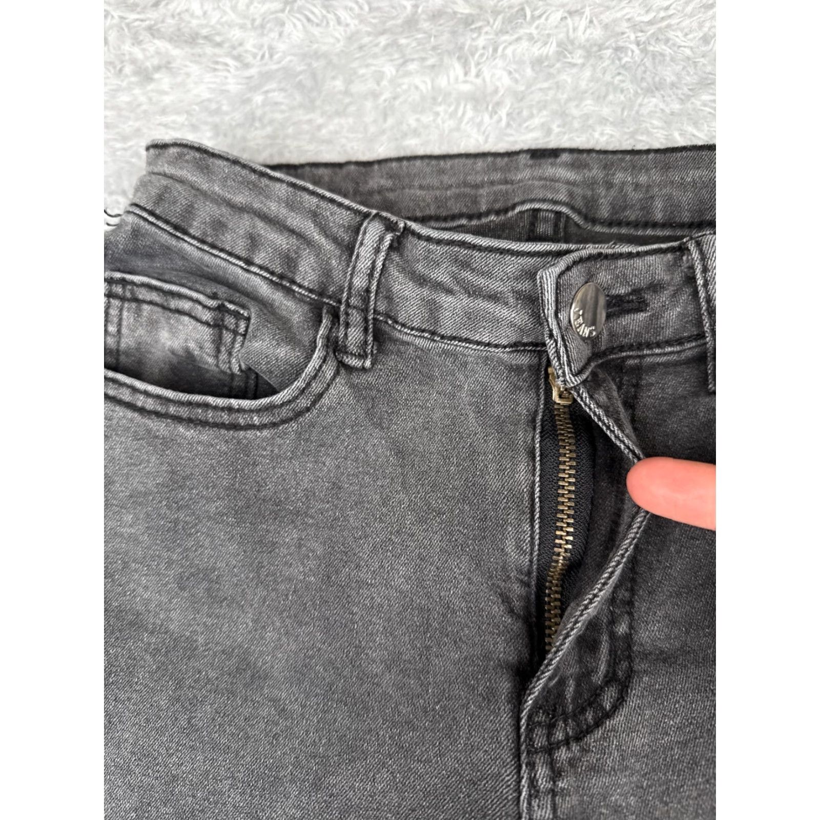 Shein Shein Jeans Women 2 Black Denim Flared Bootcut Distressed Cotton Blend 24x32 Size 26" / US 2 / IT 38 - 5 Thumbnail