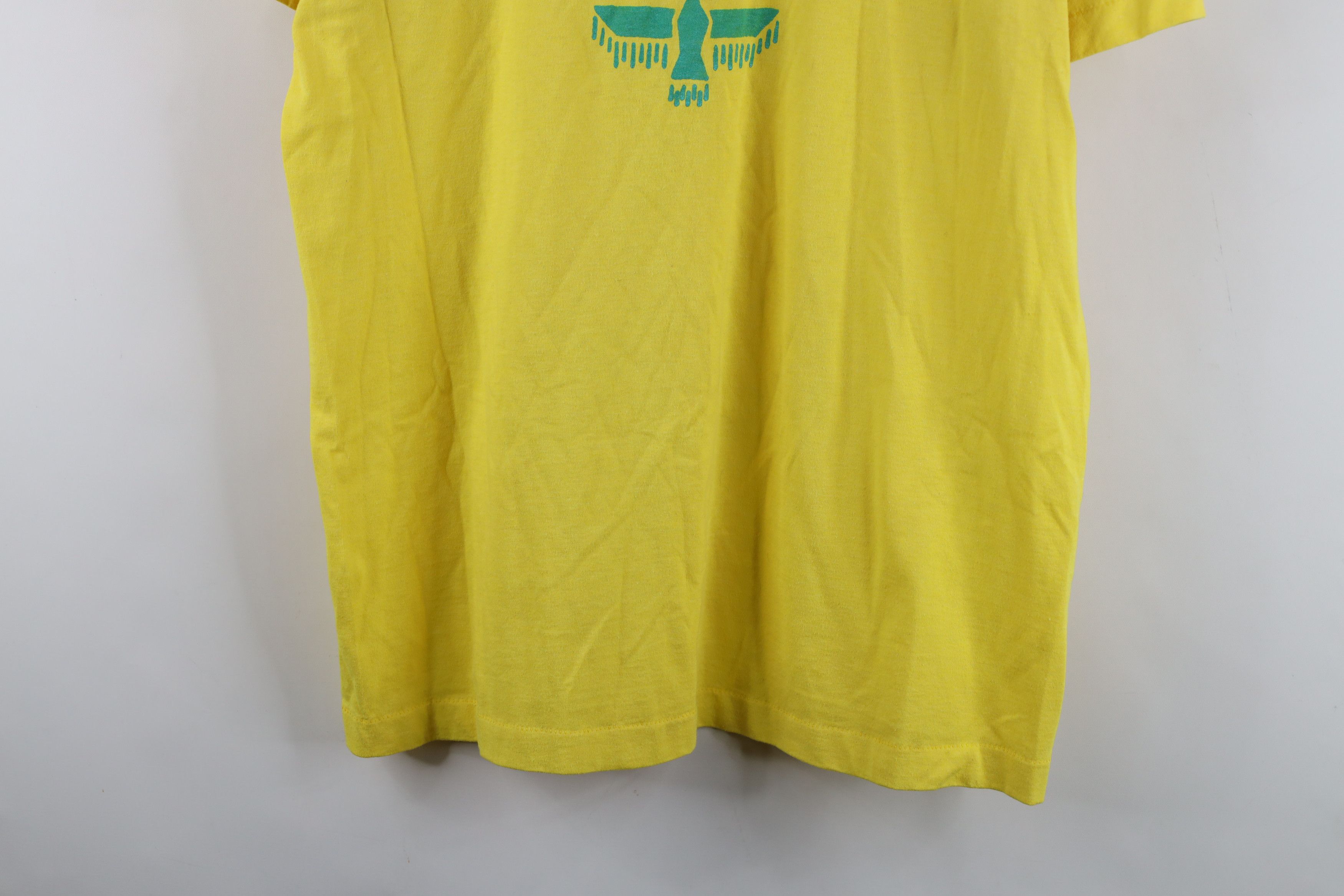 Vintage Vintage 90s Scouts of America Eagle Stamp T-Shirt Yellow USA Size US XL / EU 56 / 4 - 3 Thumbnail