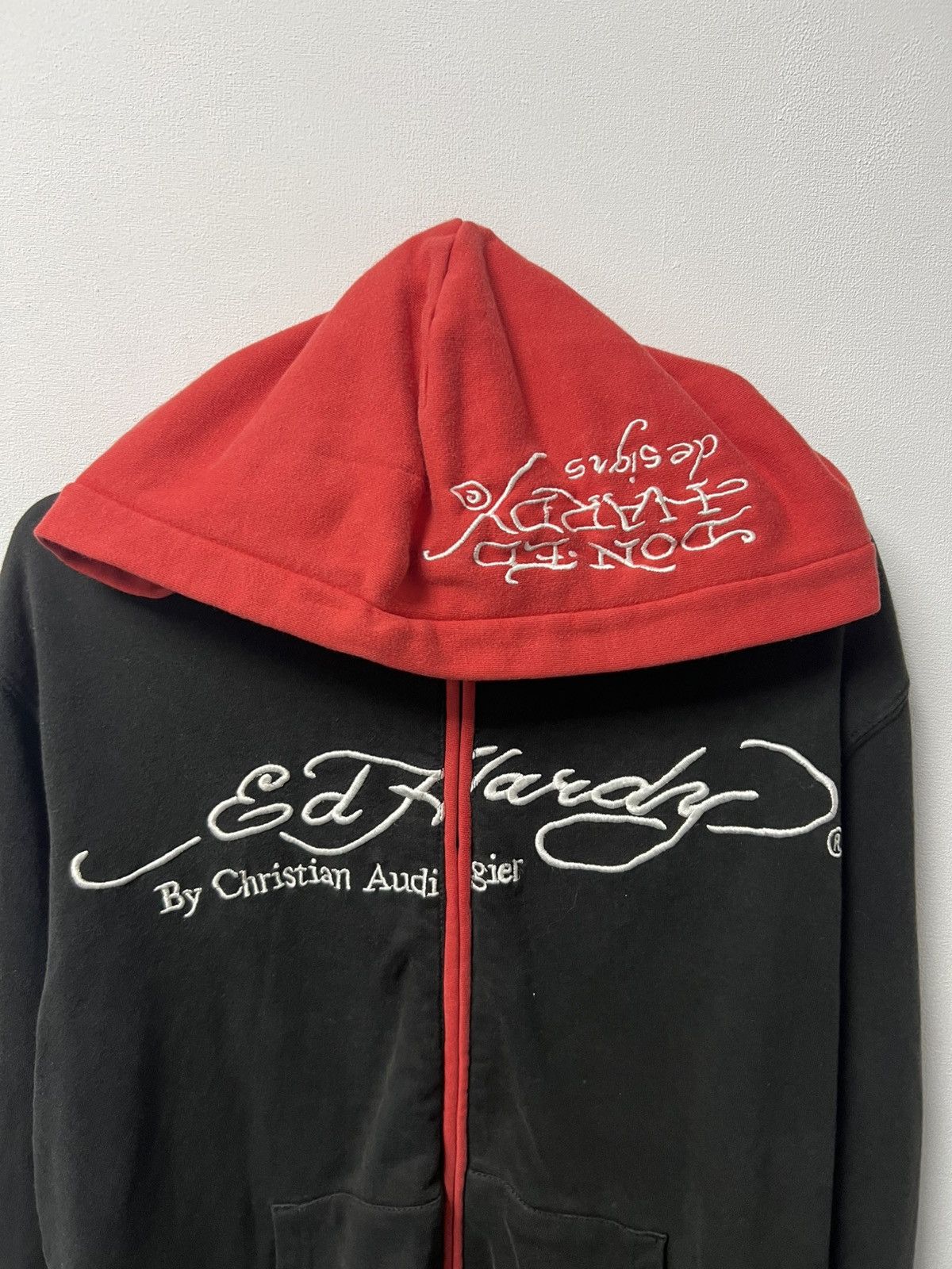 Ed Hardy Vintage Ed Hardy Zip Up Hoodie Size M Size US M / EU 48-50 / 2 - 4 Thumbnail