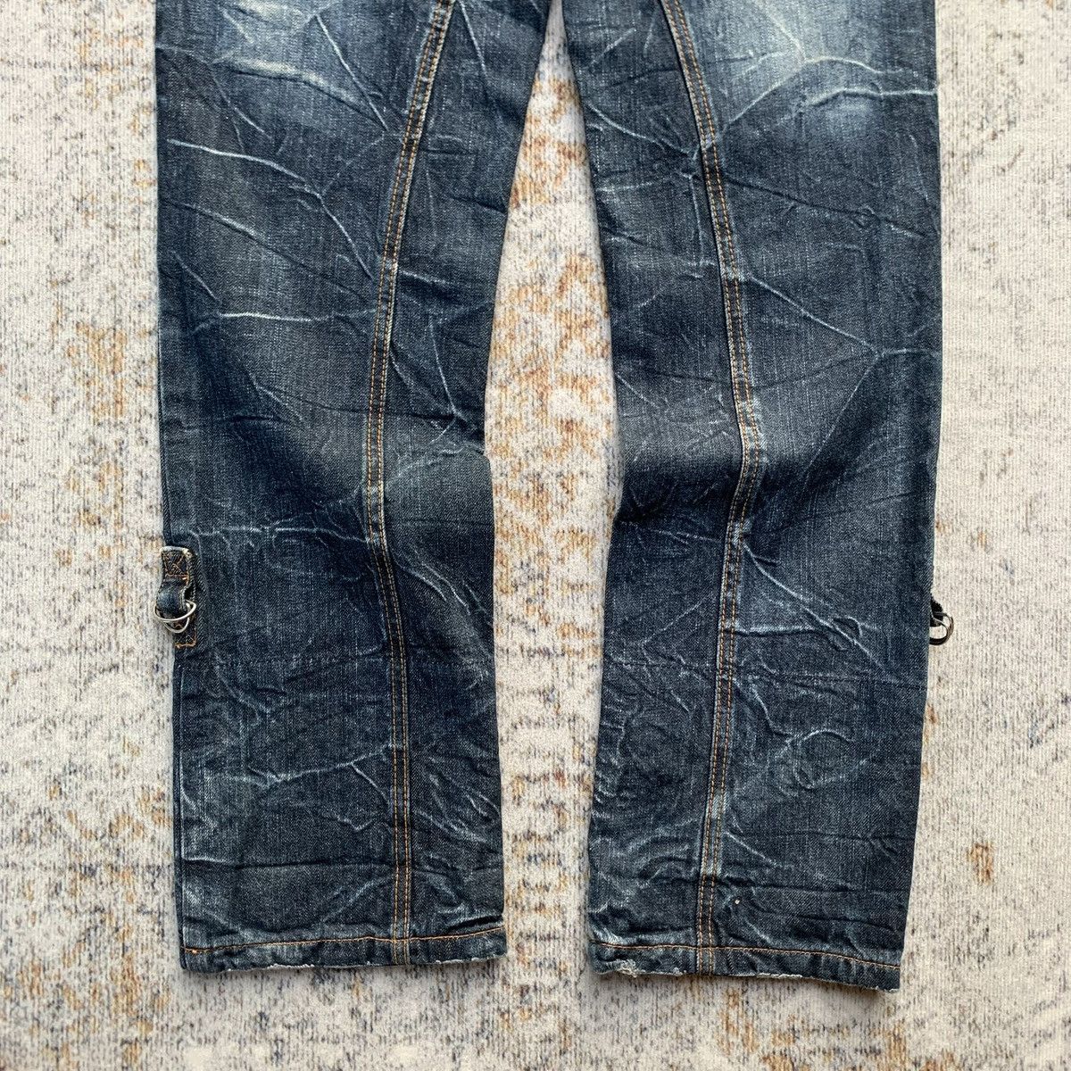Japanese Brand Rare Vintage Japanese Nylaus Double Waist Artisan Jeans Size US 30 / EU 46 - 9 Thumbnail
