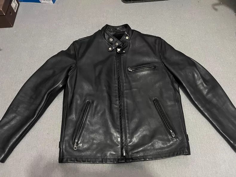 Schott Schott Classic stand-up collar coffee rider motorcycle mot Size US L / EU 52-54 / 3 - 1 Thumbnail