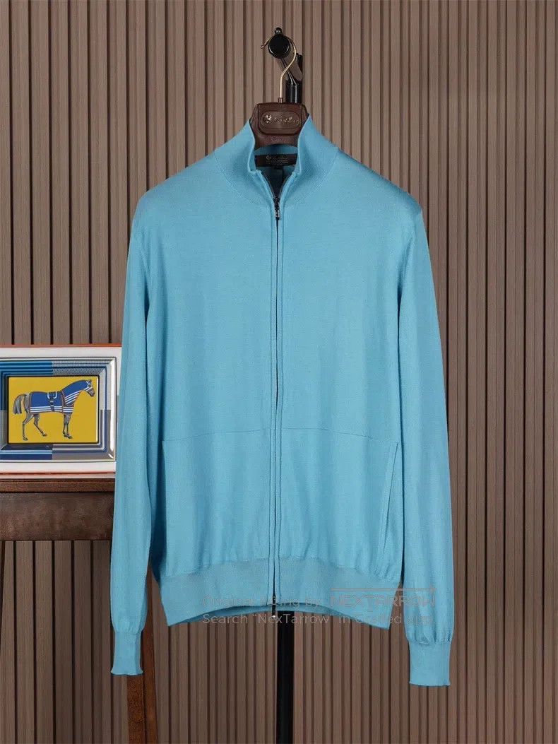 Loro Piana Loro Piana Full Zip Knit Sweater Size US M / EU 48-50 / 2 - 1 Thumbnail