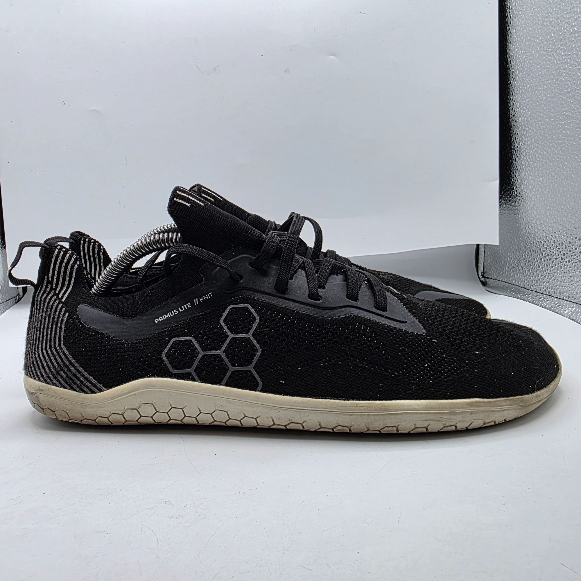 Vivobarefoot Vivobarefoot Primus Lite Knit Mens Size 10 Black Minimalist Size US 10 / EU 43 - 12 Thumbnail