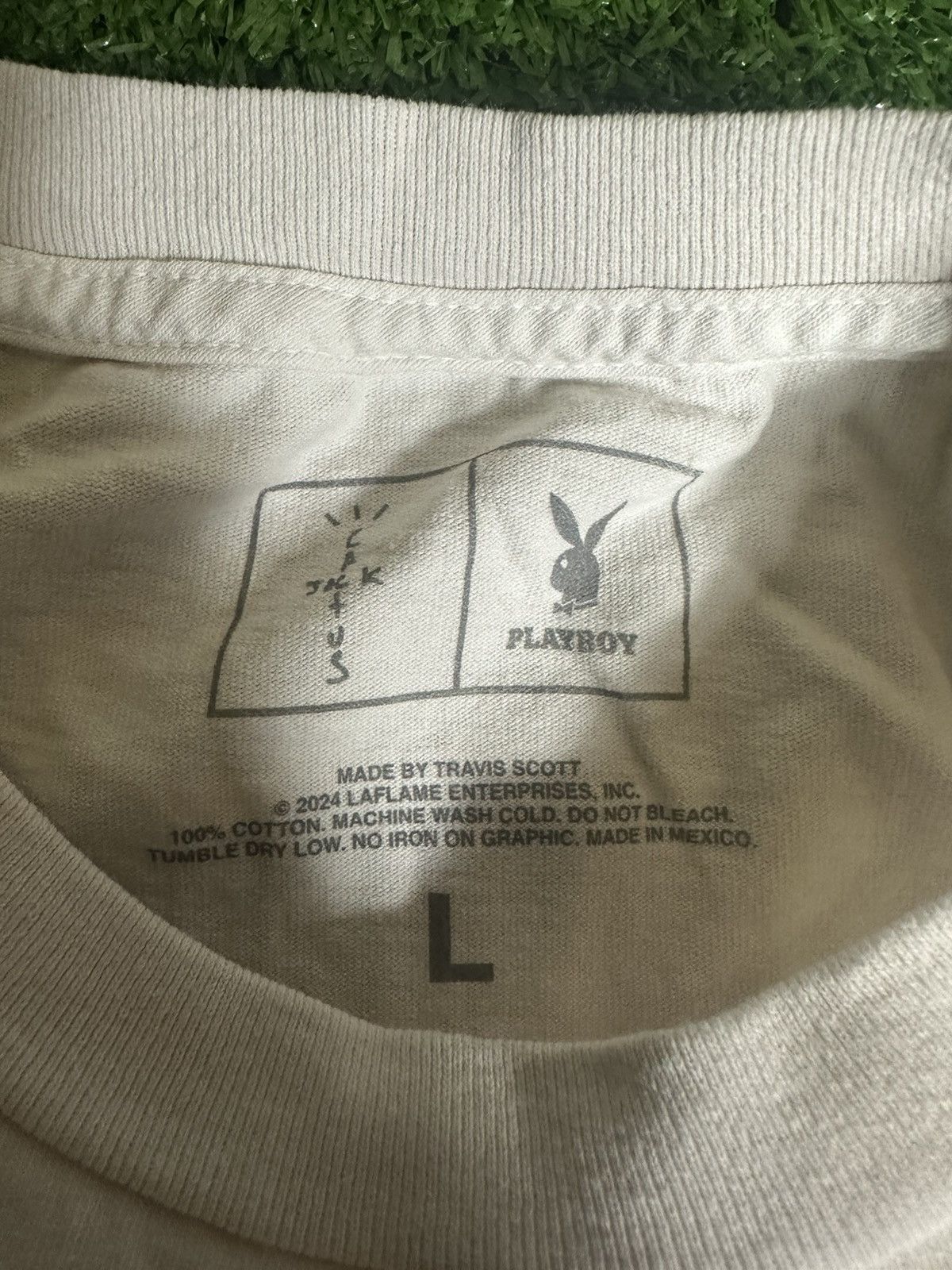 Travis Scott Travis Scott X Playboy Tee complexcon release Size US L / EU 52-54 / 3 - 6 Thumbnail
