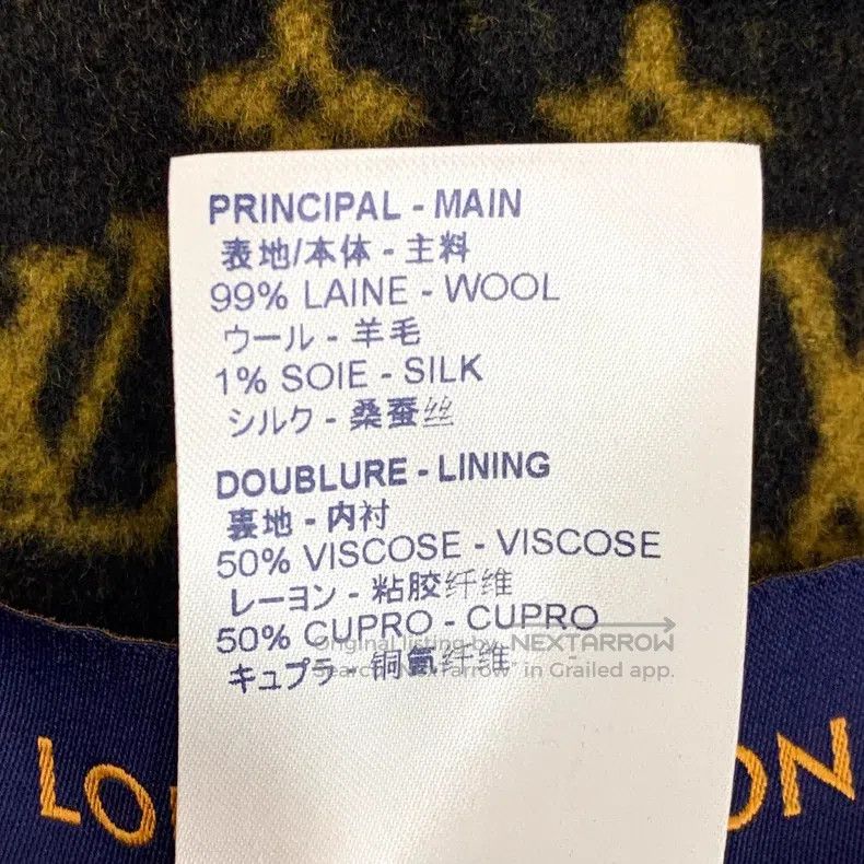 Louis Vuitton Louis Vuitton Wool lapel cloak coat in black with full pri Size XS / US 0-2 / IT 36-38 - 7 Thumbnail