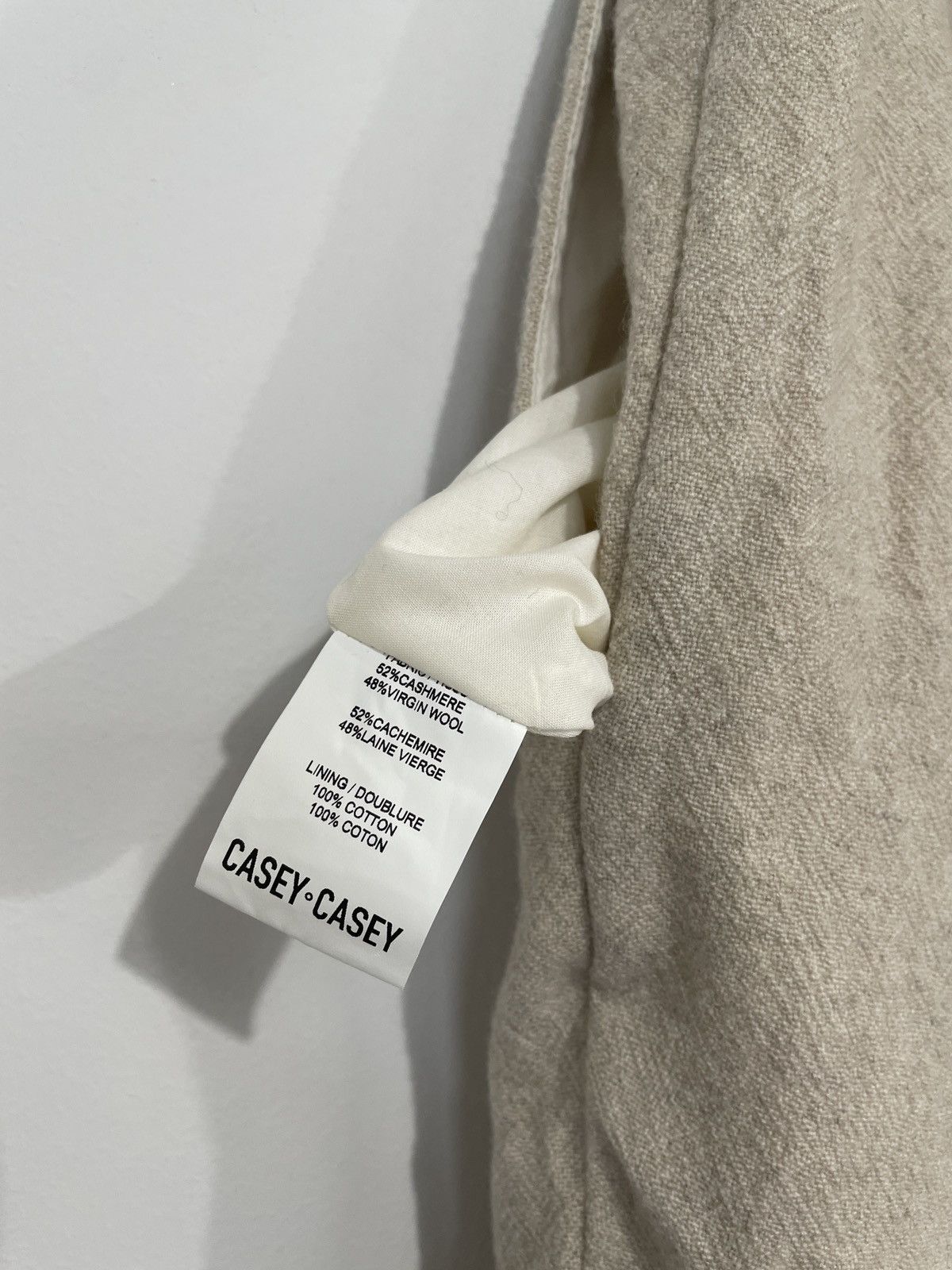 Casey Casey WOOL CASHMERE CREPE DRAWSTRING PANTS Size US 33 - 5 Thumbnail