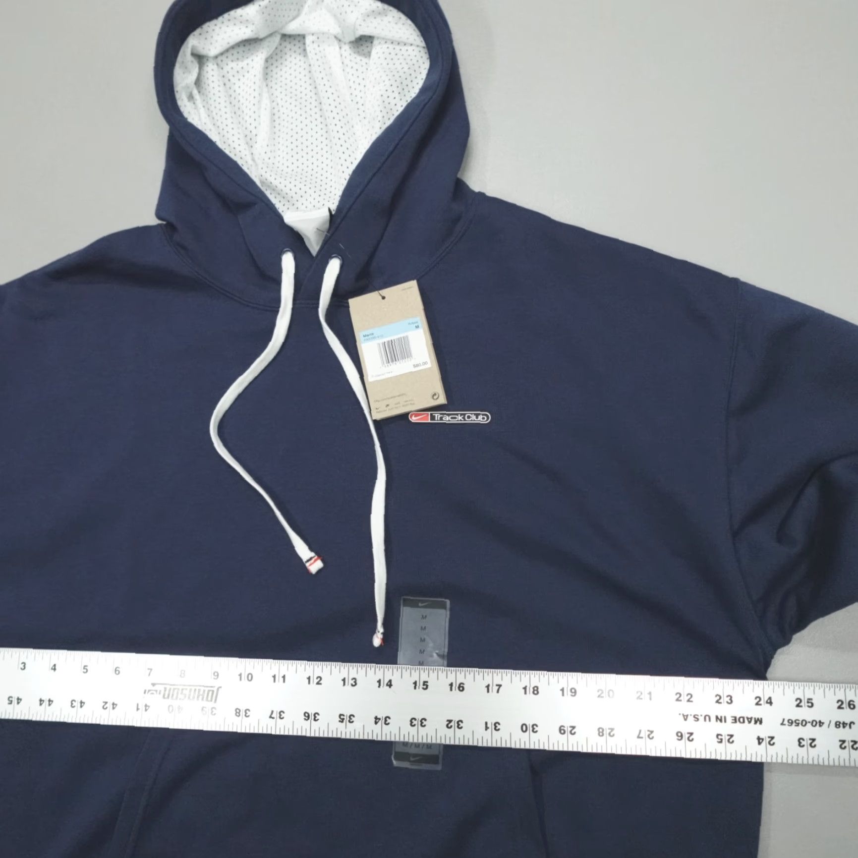 Nike Nike Track Club Dri-Fit Fleece Pullover Hoodie Men M Navy FN3395-410 Size US M / EU 48-50 / 2 - 6 Thumbnail