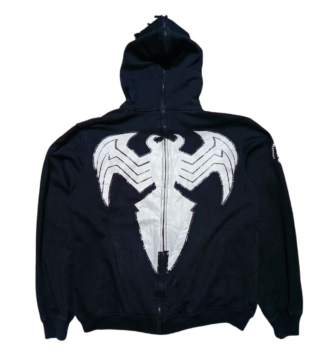 Marvel Comics × Vintage Avengers Mask Spiderman 3 Venom Split Hoodie Size XL / US 12-14 / IT 48-50 - 2 Thumbnail