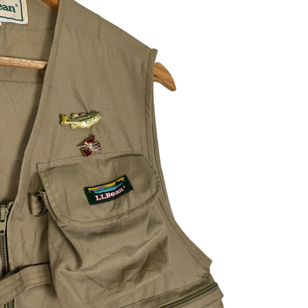 L.L. Bean ☀️LL BEAN FISHING UTILITY POCKET VEST Size US S / EU 44-46 / 1 - 4 Thumbnail