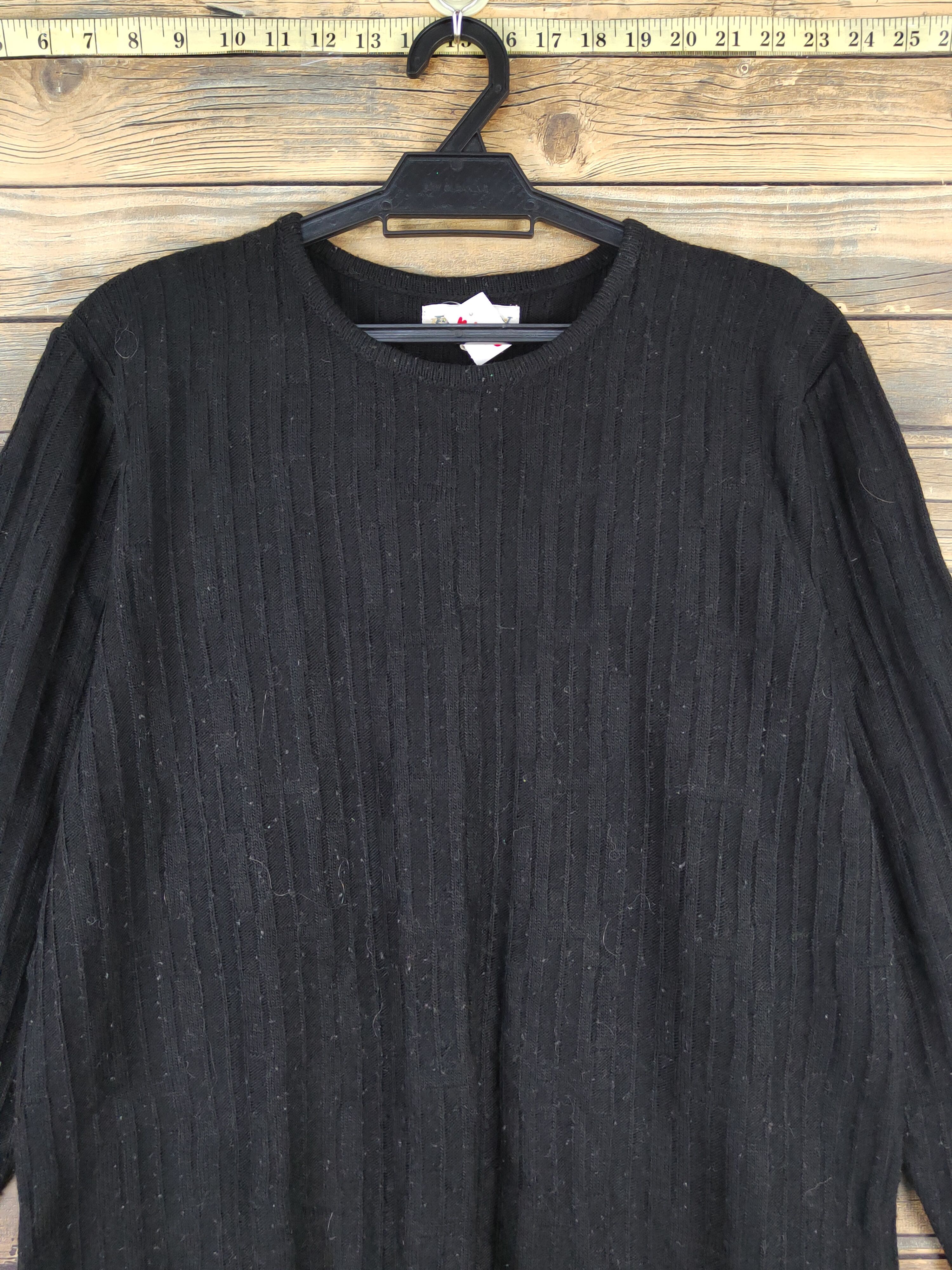 Homespun Knitwear Eden Black Knitwear Long Sleeve #W1338 Size M / US 6-8 / IT 42-44 - 2 Thumbnail