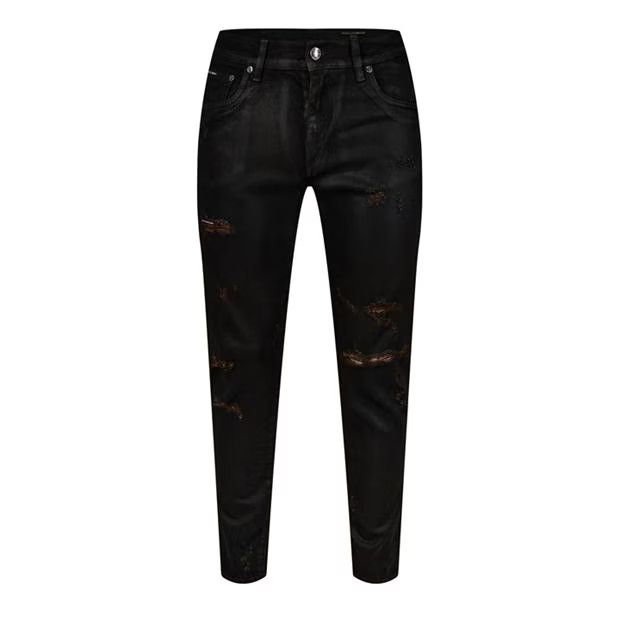 image of Dolce Gabbana O1G2R1Mq0324 Denim Pants In Multicolor, Men's