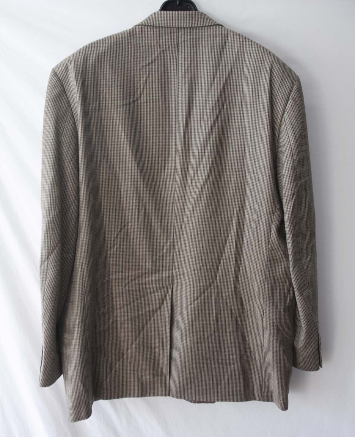 Lauren Ralph Lauren Lauren Ralph Lauren Jacket Silk Wool Size 48L Houndstooth Size 48L - 2 Thumbnail