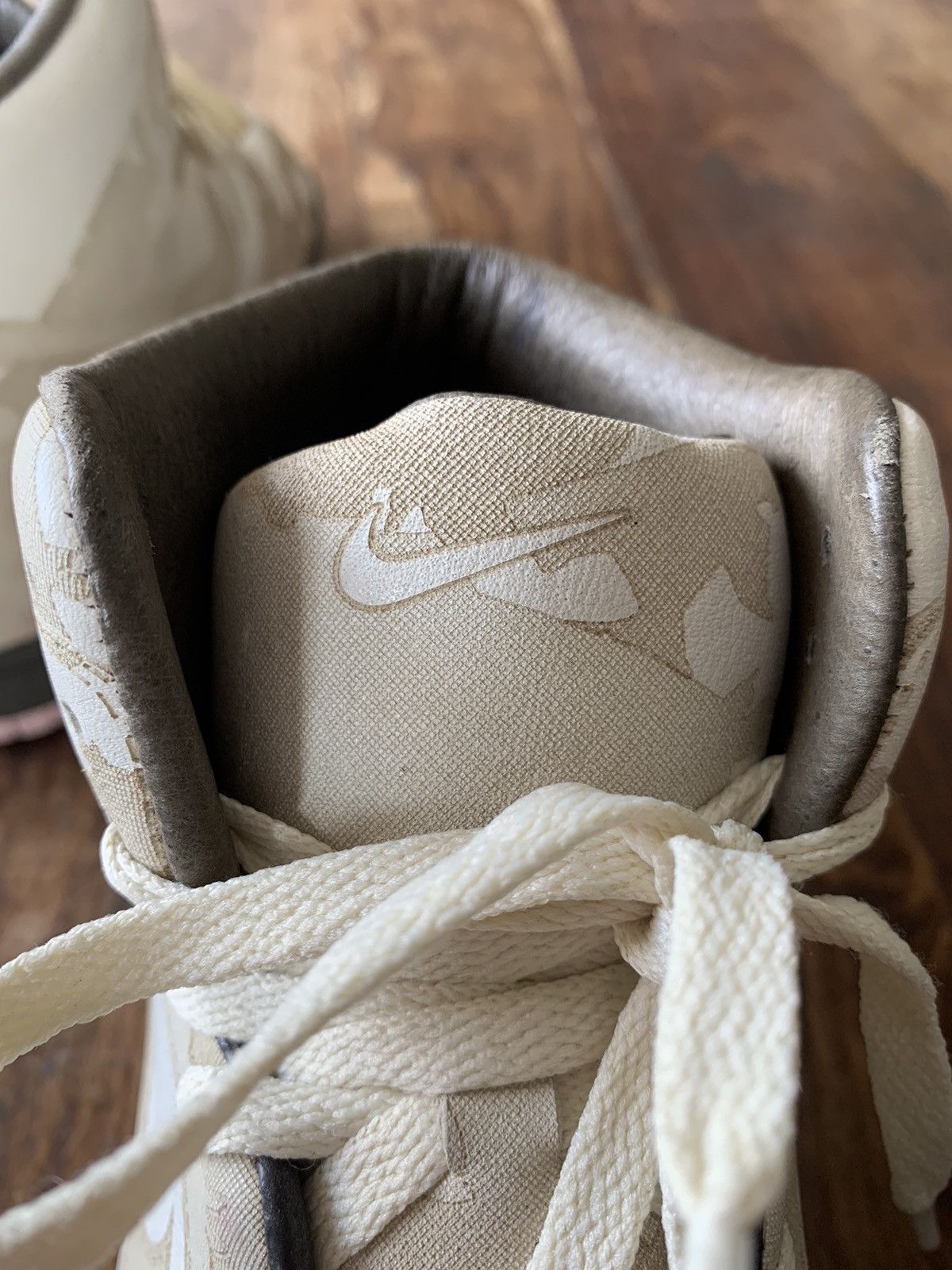Nike Nike Dunk High One Piece Premium Khaki Pink Ice Size US 8.5 / EU 41-42 - 10 Thumbnail