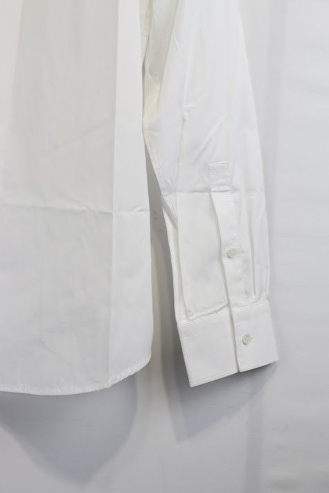 Bottega Veneta o1rshd1 Popelin Button Shirt in White Size US L / EU 52-54 / 3 - 10 Thumbnail