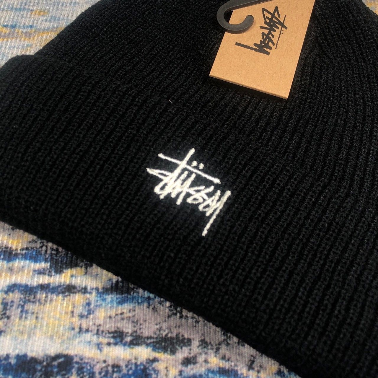 Stussy × Vintage Stussy Basic Cuff Beanie Size ONE SIZE - 3 Thumbnail