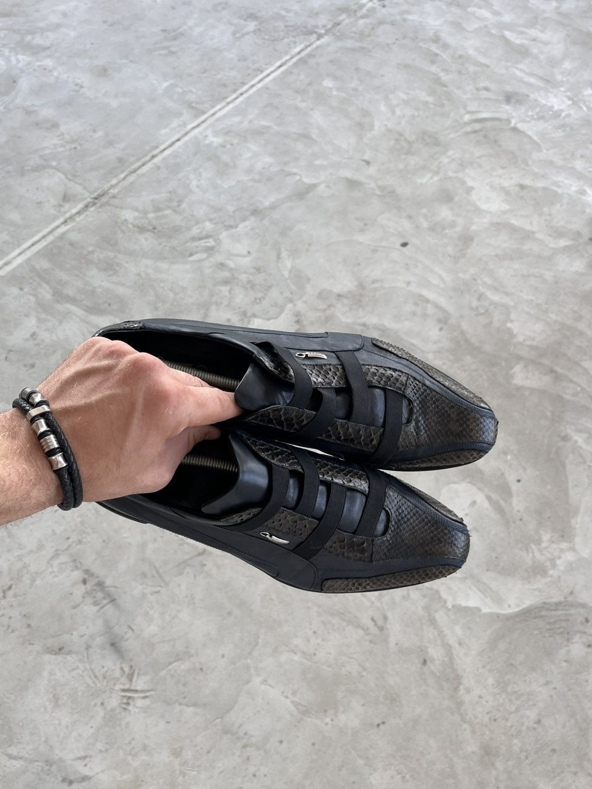 Zilli Rare Vintage Zilli Crocodile Leather Loafers Luxury Y2K Size US 12 / EU 45 - 3 Thumbnail
