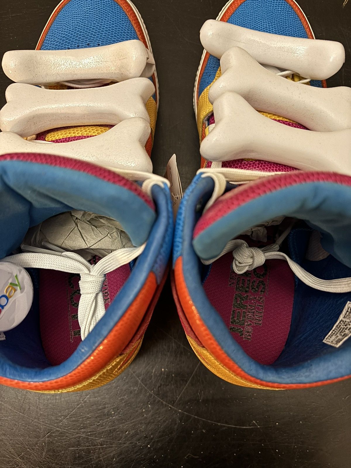 Adidas × Jeremy Scott adidas JS Jeremy Scott Bones Scale Multicolor Sneakers Size US 10 / EU 43 - 8 Thumbnail