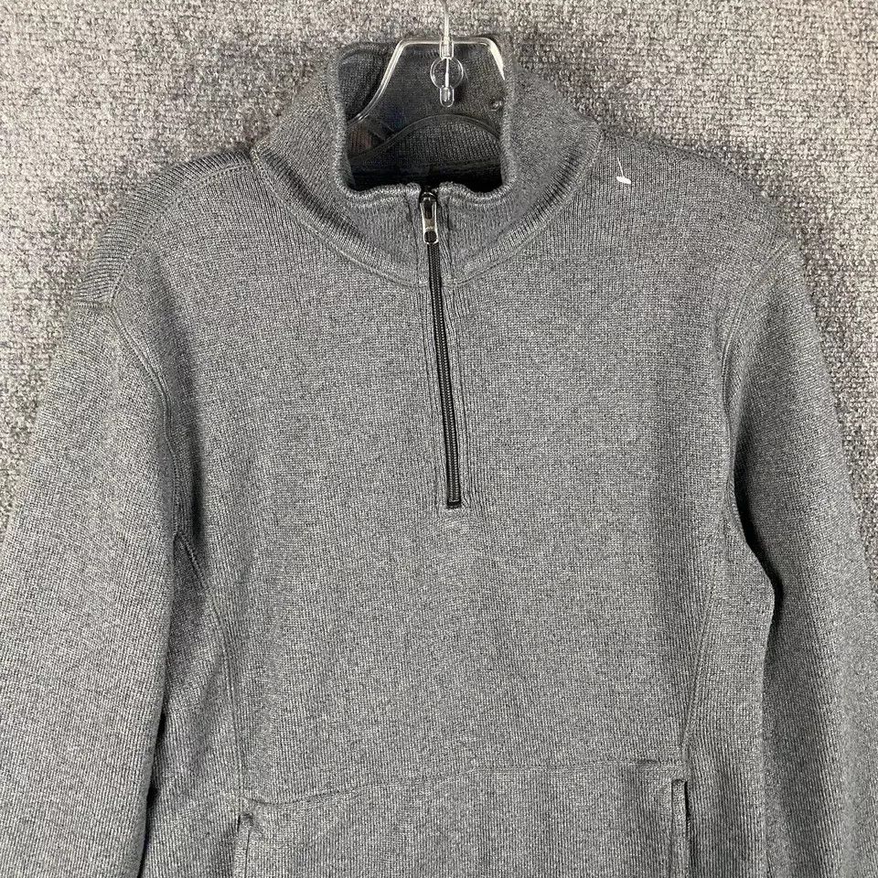 J.Crew J Crew 1/4 Zip Pullover Men's Small Sweater Gray Mock Neck Size US S / EU 44-46 / 1 - 2 Thumbnail
