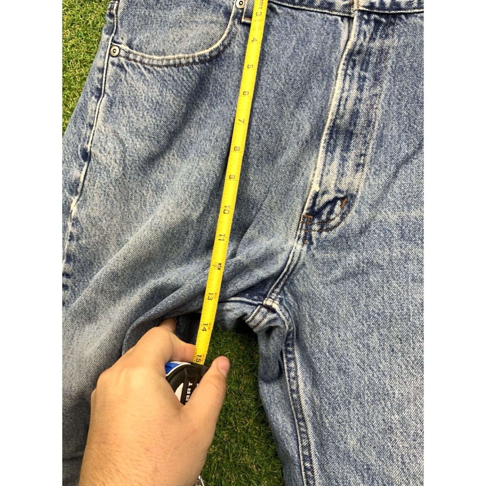 Harley Davidson Harley-Davidson Jeans Mens Bootcut 36x30 Blue Denim Biker Motorcycle USA Size US 36 / EU 52 - 7 Thumbnail