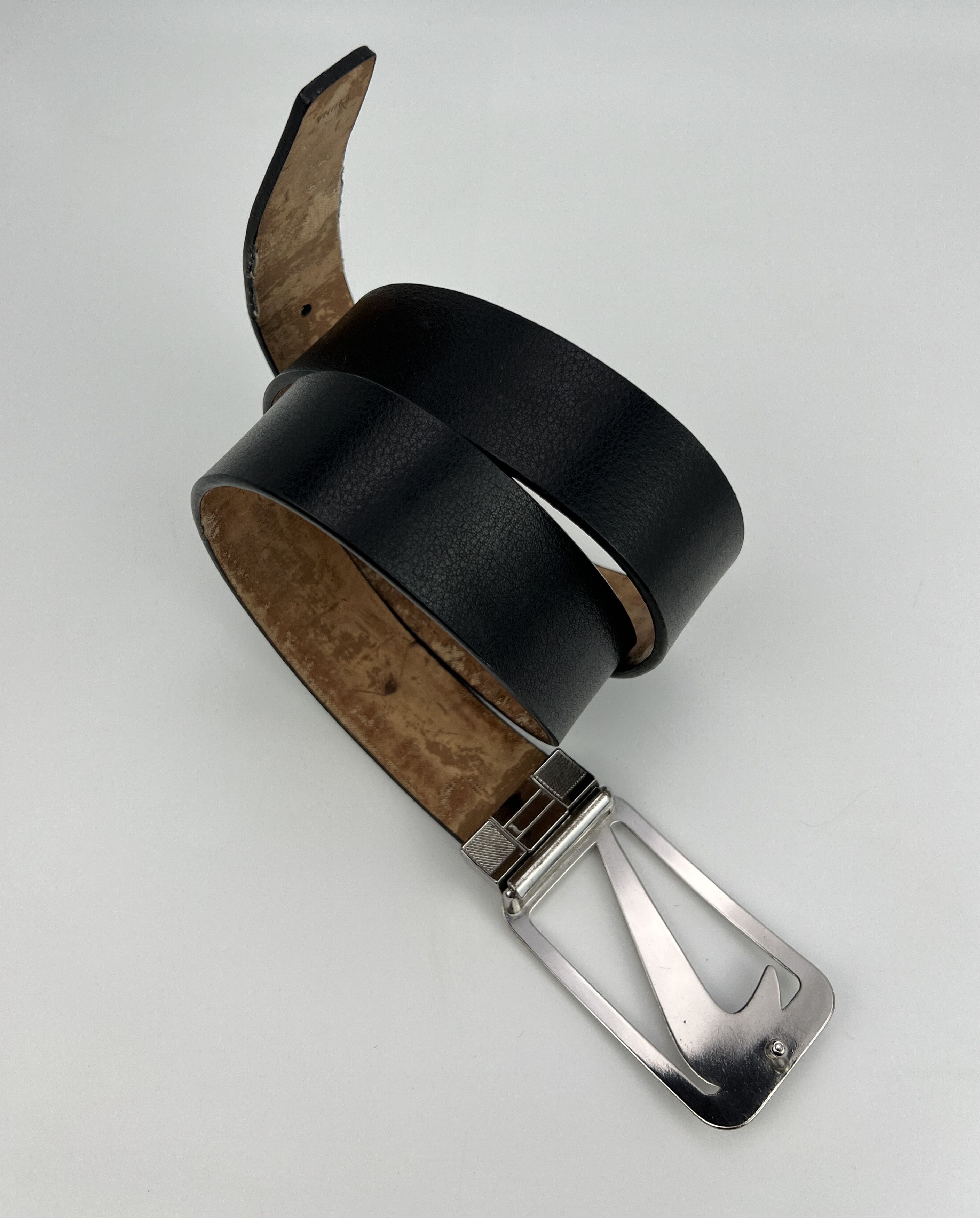 Nike Vintage Rare Nike Golf Big Metal Buckle Swoosh Logo Belt Size ONE SIZE - 4 Thumbnail