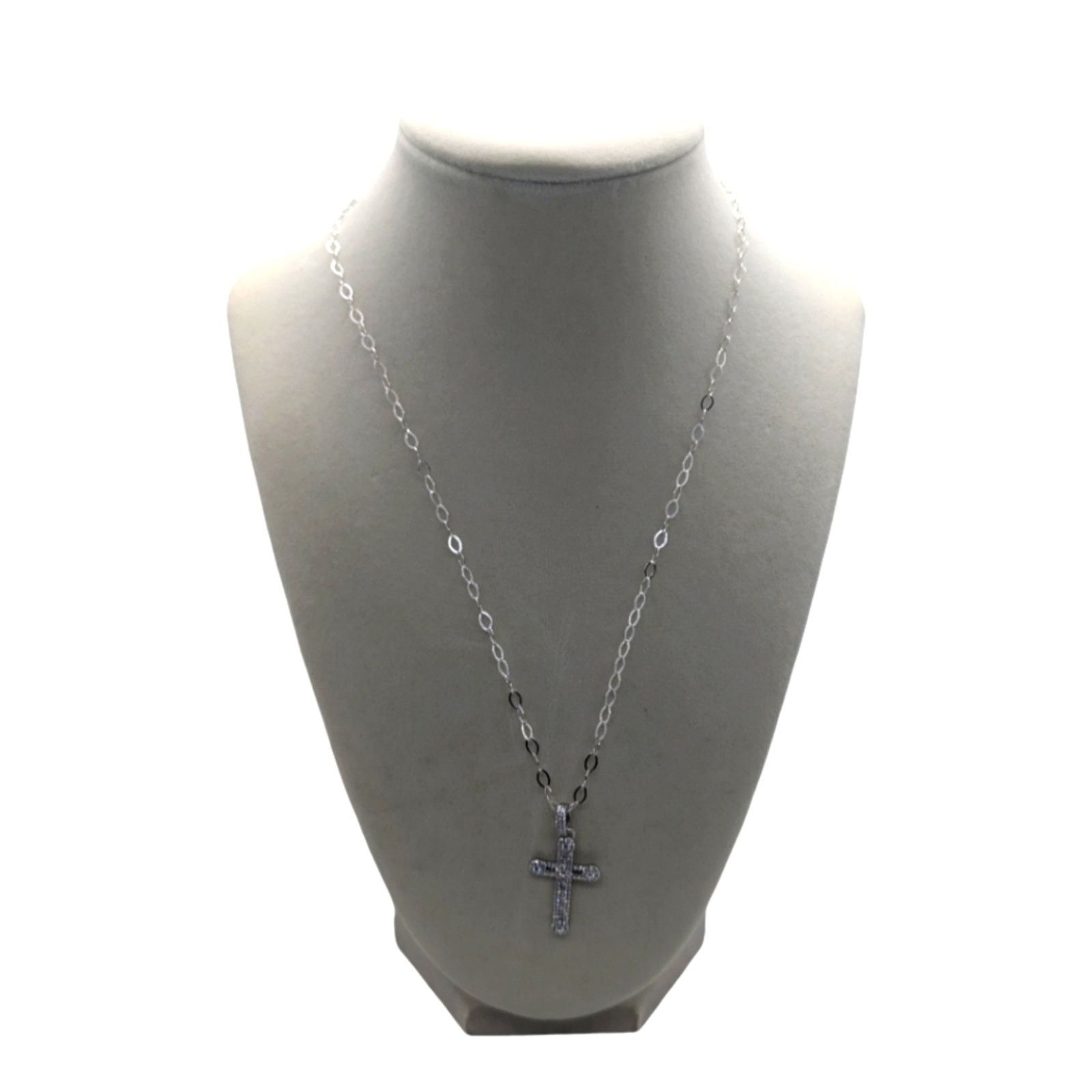 The Unbranded Brand 925 Sterling silver Flat Oval cable Chain and Pendant Size ONE SIZE - 2 Thumbnail
