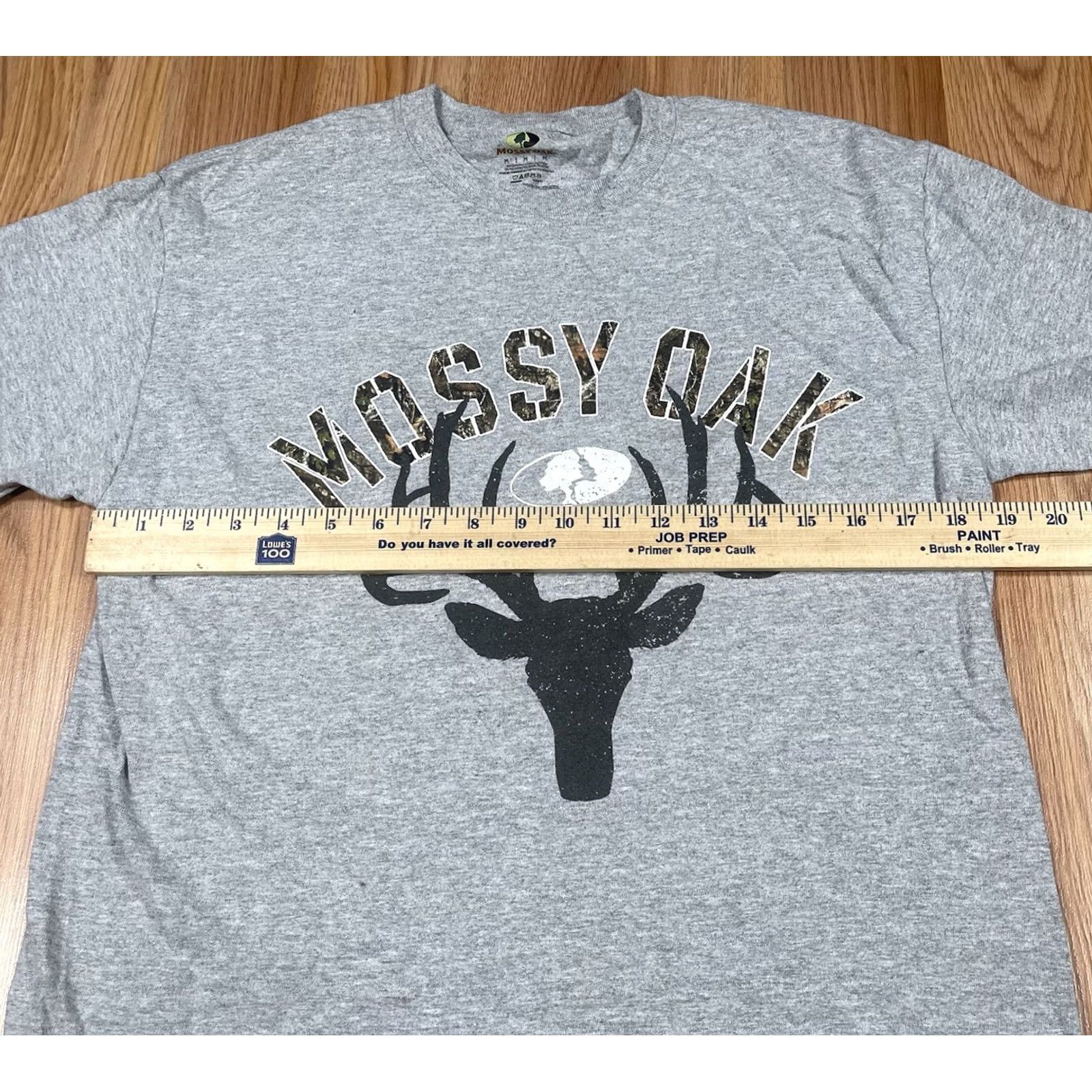 Vintage Mossy Oak Graphics T-Shirt Adults M Medium Cotton Polyester Crewneck ShortSleeve Gray Summer Classic Size US M / EU 48-50 / 2 - 6 Thumbnail