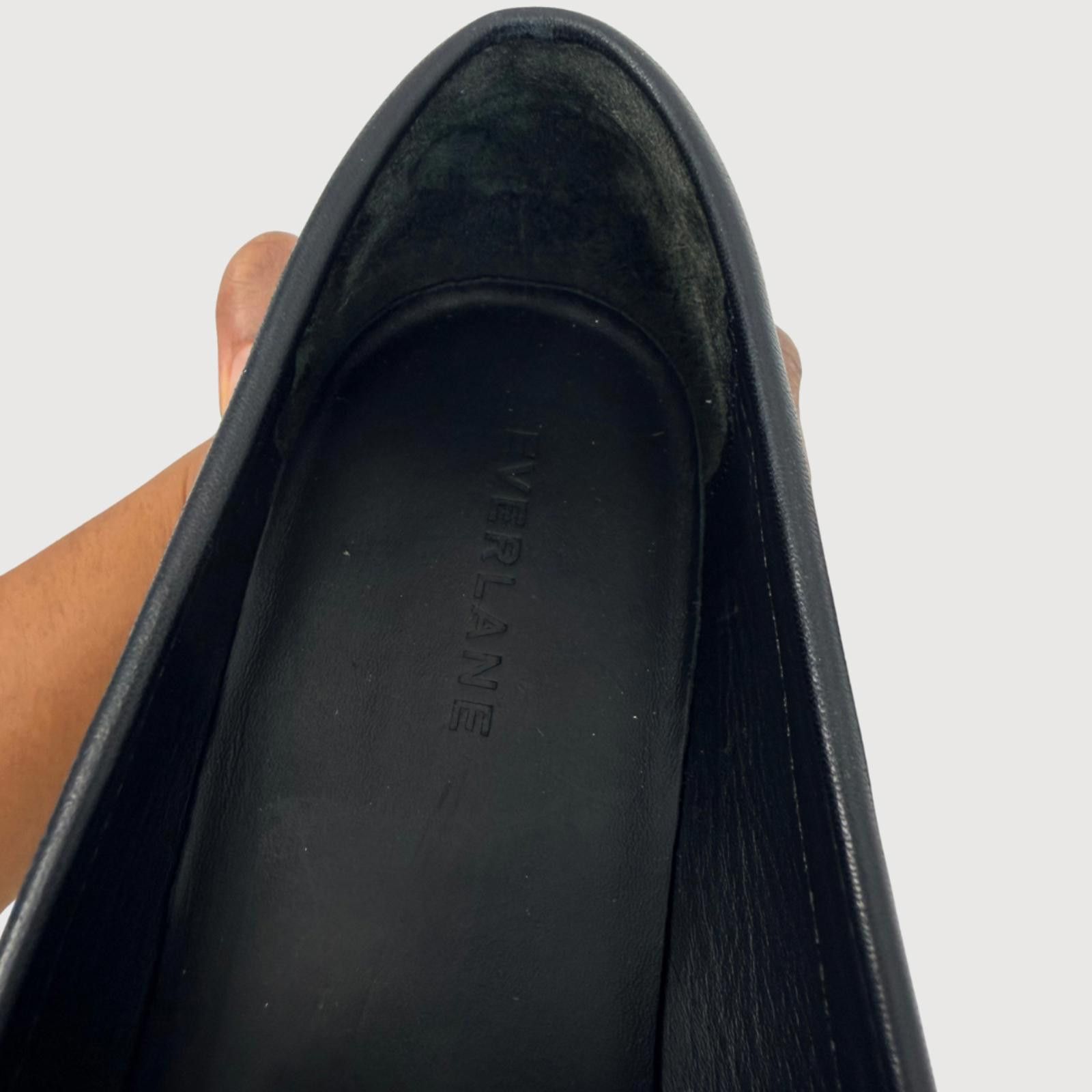 Everlane Everlane The Lug Loafer Black Leather Platform 10 Size US 10 / IT 40 - 7 Thumbnail