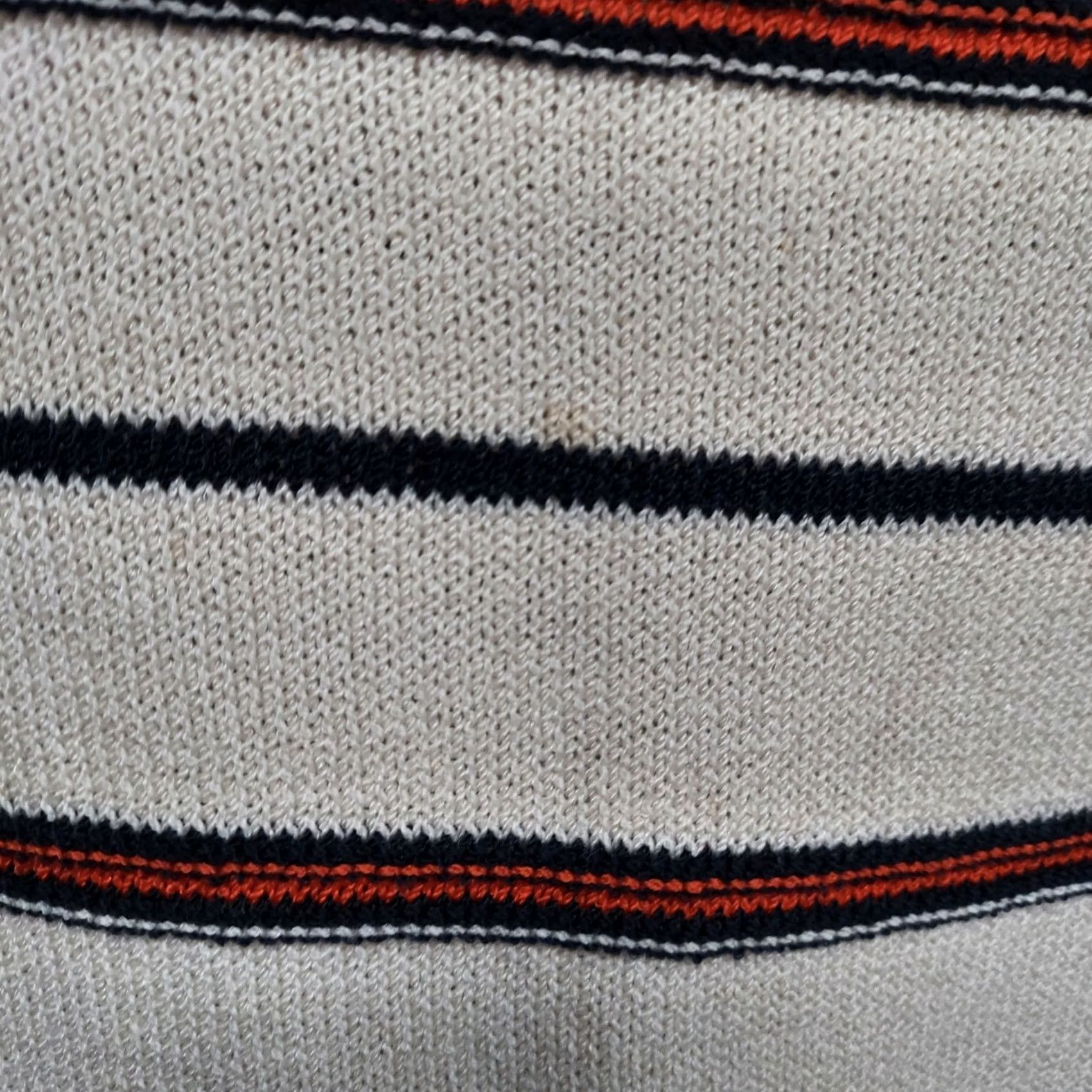 St. John VINTAGE SJK ST. JOHN Womens Knit Pullover Sweater 6 Black Ivory Striped Crew Neck Raglan Sleeve Size M / US 6-8 / IT 42-44 - 6 Thumbnail