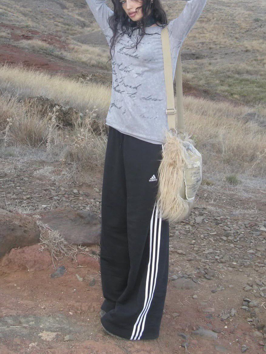 Adidas Adidas Balenciaga Style baggy Track Pants Hype Sweatpants Size US 32 / EU 48 - 9 Thumbnail