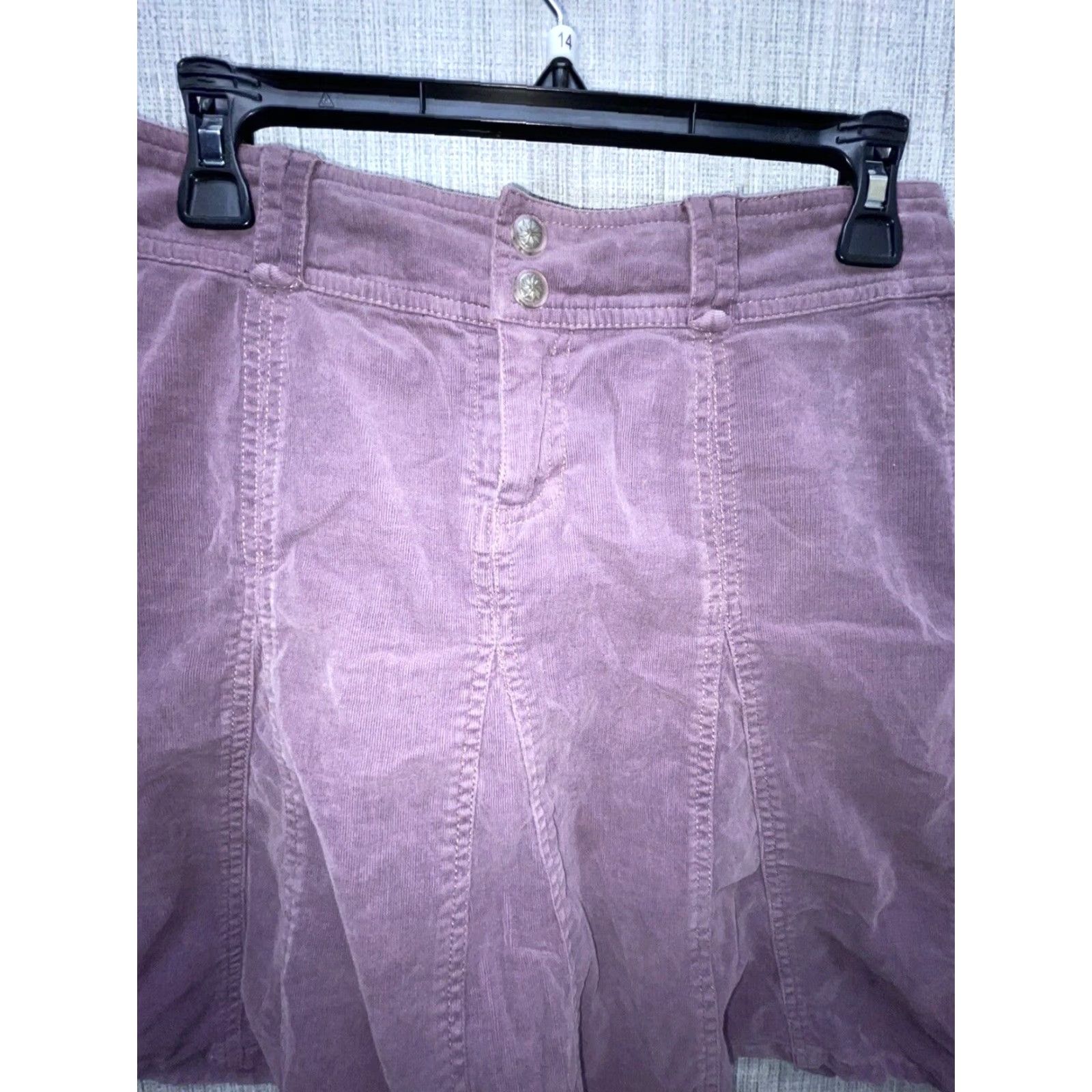 Athleta Athleta Velvet Skirt Purple Womens Size 4 Knee Length Skirt Regular Women Size 27" / US 4 / IT 40 - 2 Thumbnail