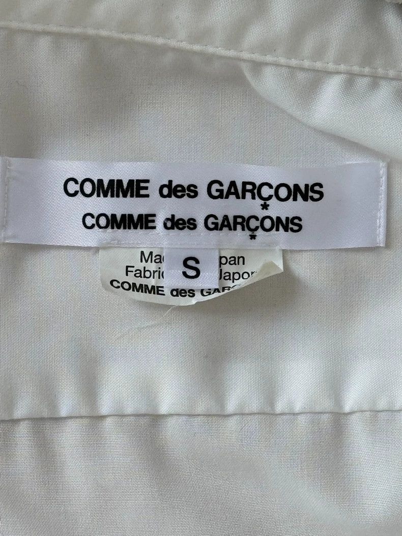 Comme des Garcons Comme Des Garcons White deconstruction cut long shirt skirt Size S / US 4 / IT 40 - 4 Thumbnail