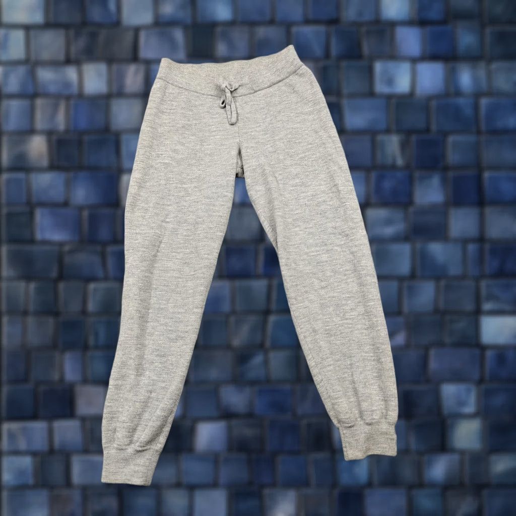 Alice + Olivia Alice + Olivia Pants Womens 0 Gray Wool Knit Jogger Lounge Cuffed Sweatpants Size 25" / US 0 / IT 36 - 1 Thumbnail