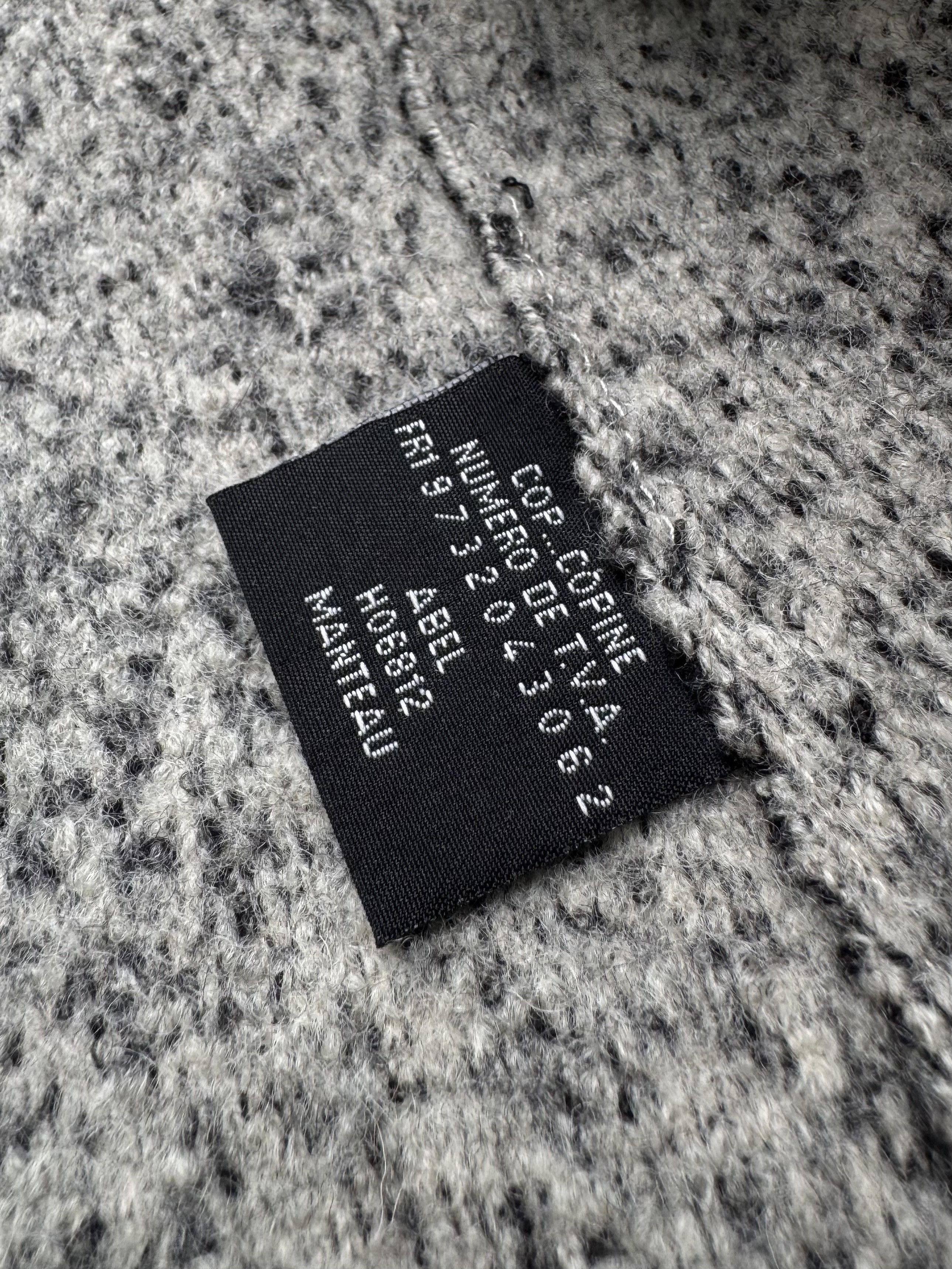 Cop Copine Cop Copine Vintage Wool Coat Gray Long Minimalist Jacket Size L / US 10 / IT 46 - 10 Thumbnail