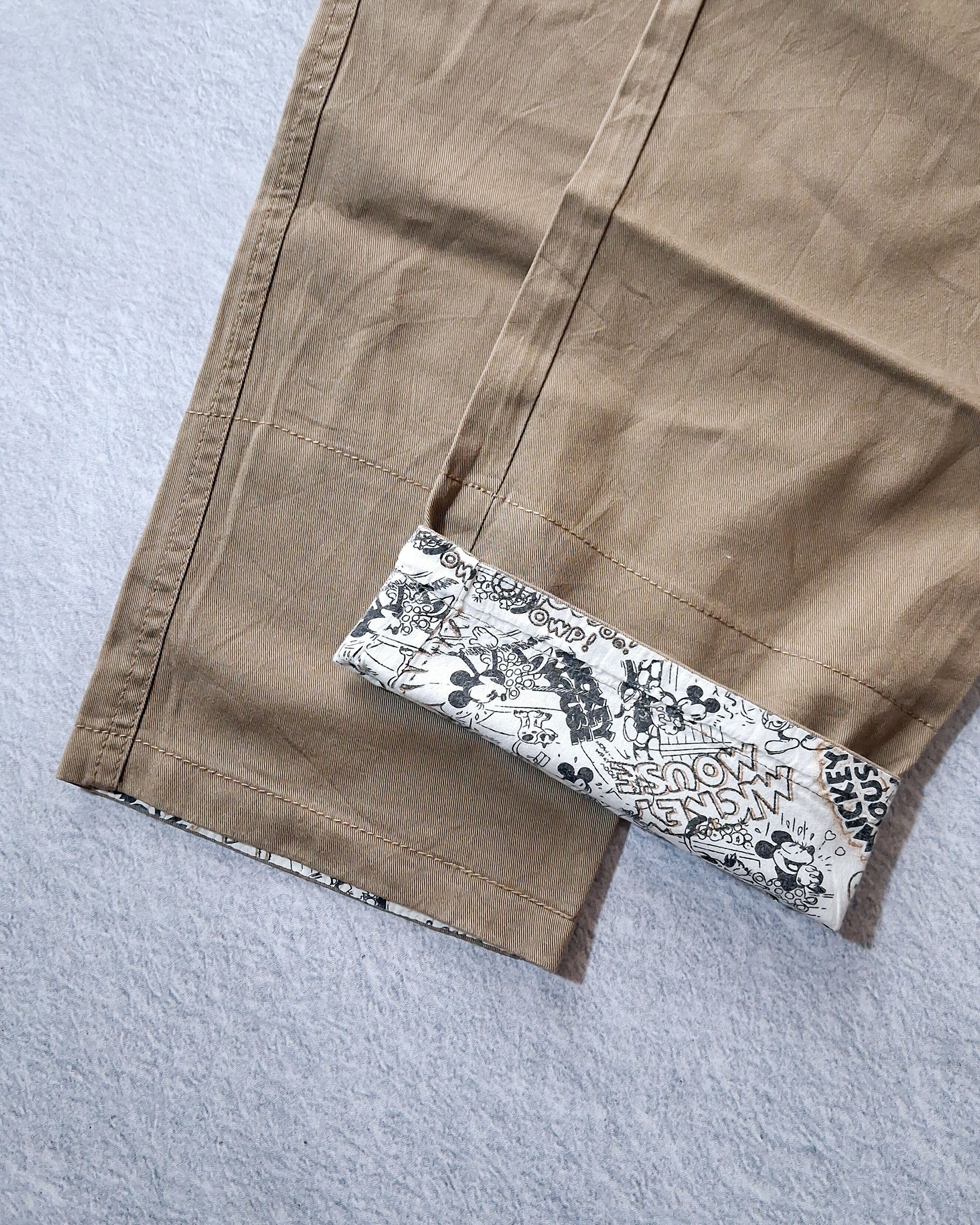 Dickies DICKIES DISNEY MICKEY MOUSE PLEATED PANTS BUCKLE BACK Size 30" / US 8 / IT 44 - 2 Thumbnail