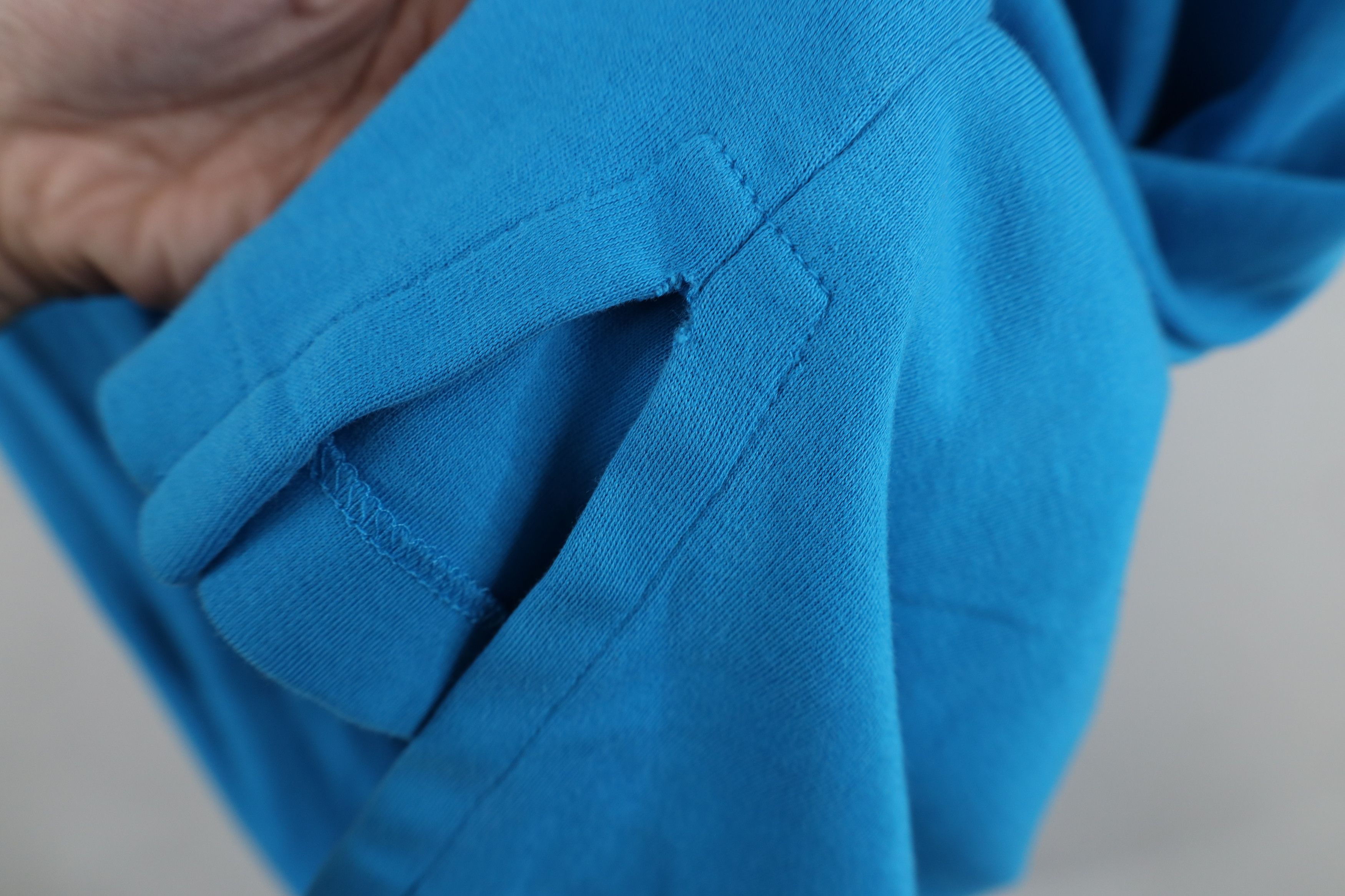 Ralph Lauren × Vintage Vintage 90s Ralph Lauren Cotton Knit Golf Polo Shirt Blue Size US L / EU 52-54 / 3 - 6 Thumbnail