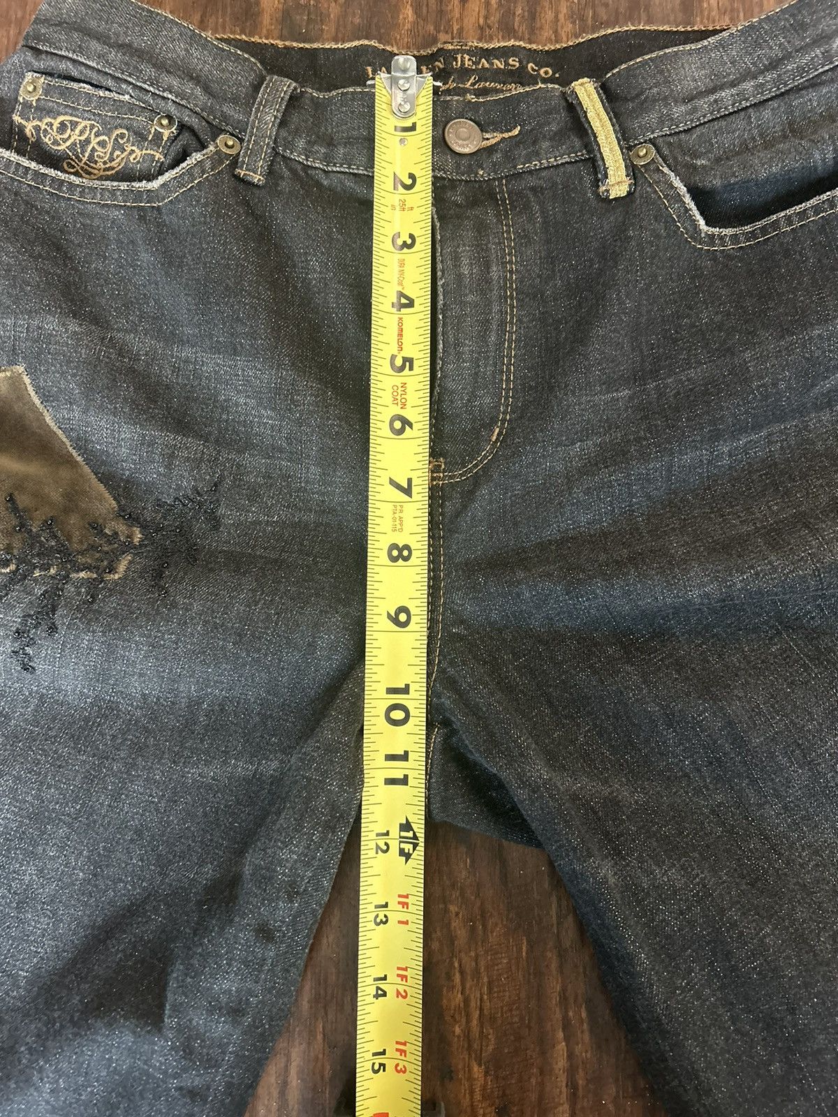 Lauren Ralph Lauren Lauren Ralph Lauren Patch Work Embroidered Bootcut Jeans Size 30" / US 8 / IT 44 - 11 Thumbnail