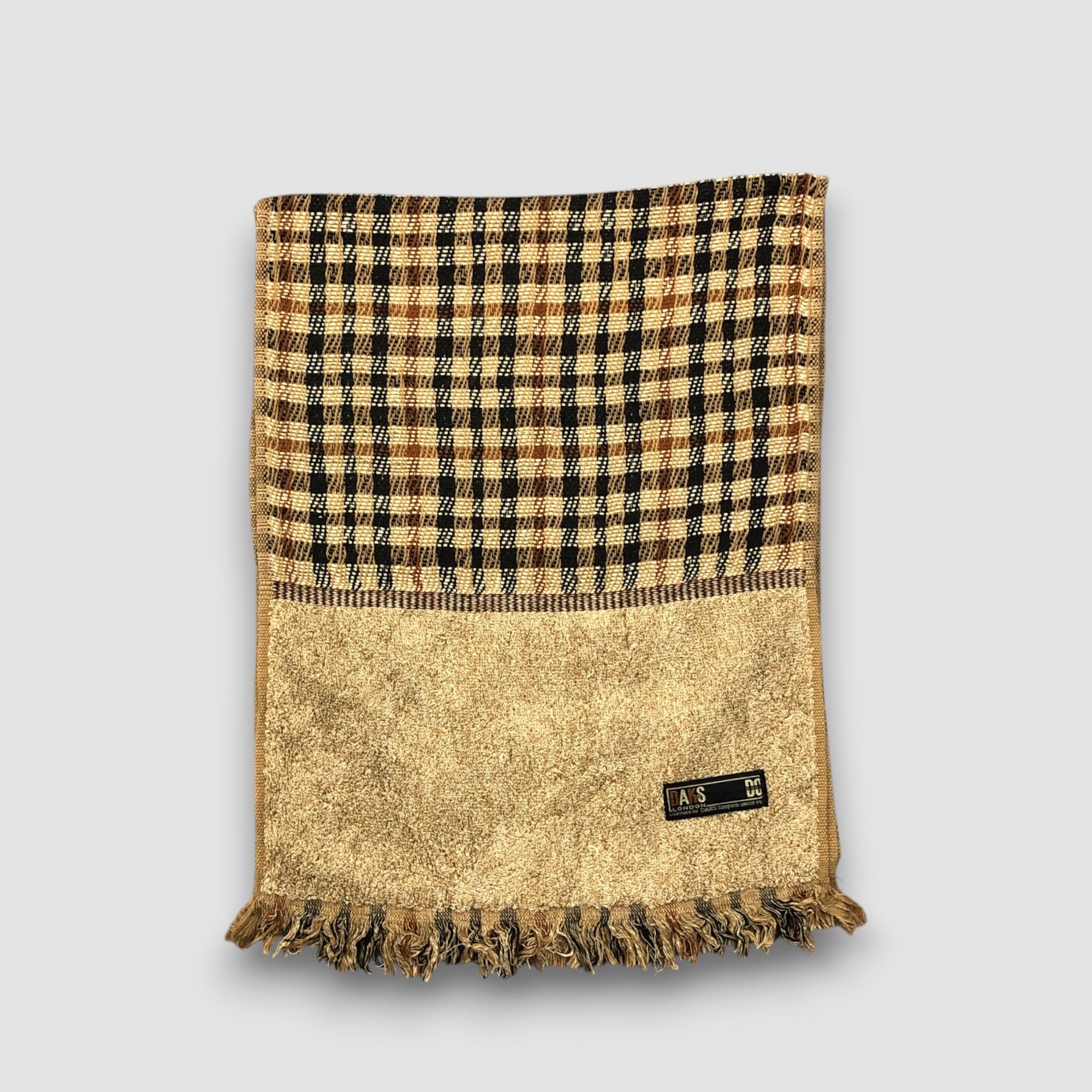 Japanese Brand NWT Vintage Elle Scarf Muffler Wool Ribbed Knit Scarves Size ONE SIZE - 2 Thumbnail