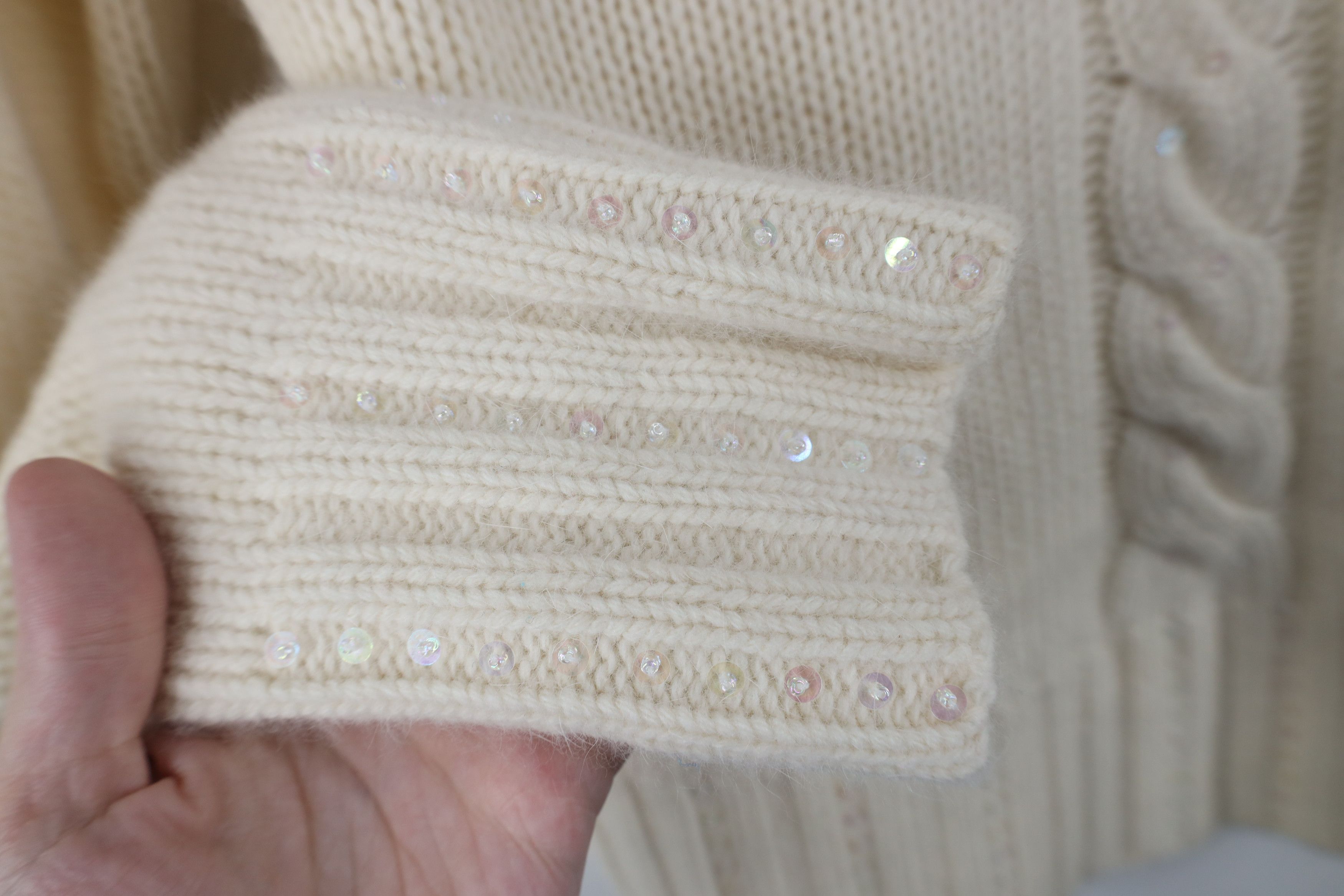 Vintage Vintage 90s Streetwear Rabbit Hair Knit Turtleneck Sweater Size M / US 6-8 / IT 42-44 - 8 Thumbnail