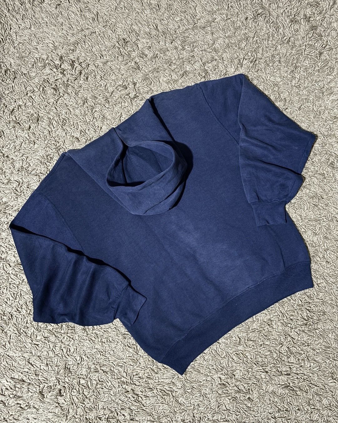 Russell Athletic 1990’s Russell Athletic “Spellout” Navy Hoodie Size US L / EU 52-54 / 3 - 3 Thumbnail
