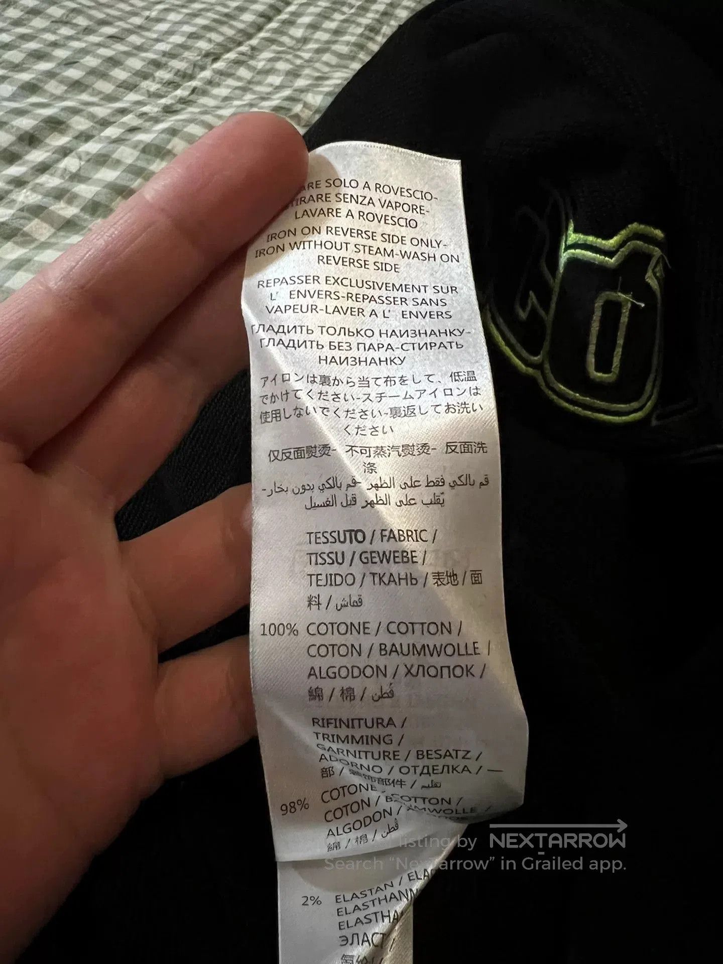 McQ Alexander McQueen McQueen Slogan Embroidery Sweatshirt. Size US L / EU 52-54 / 3 - 6 Thumbnail